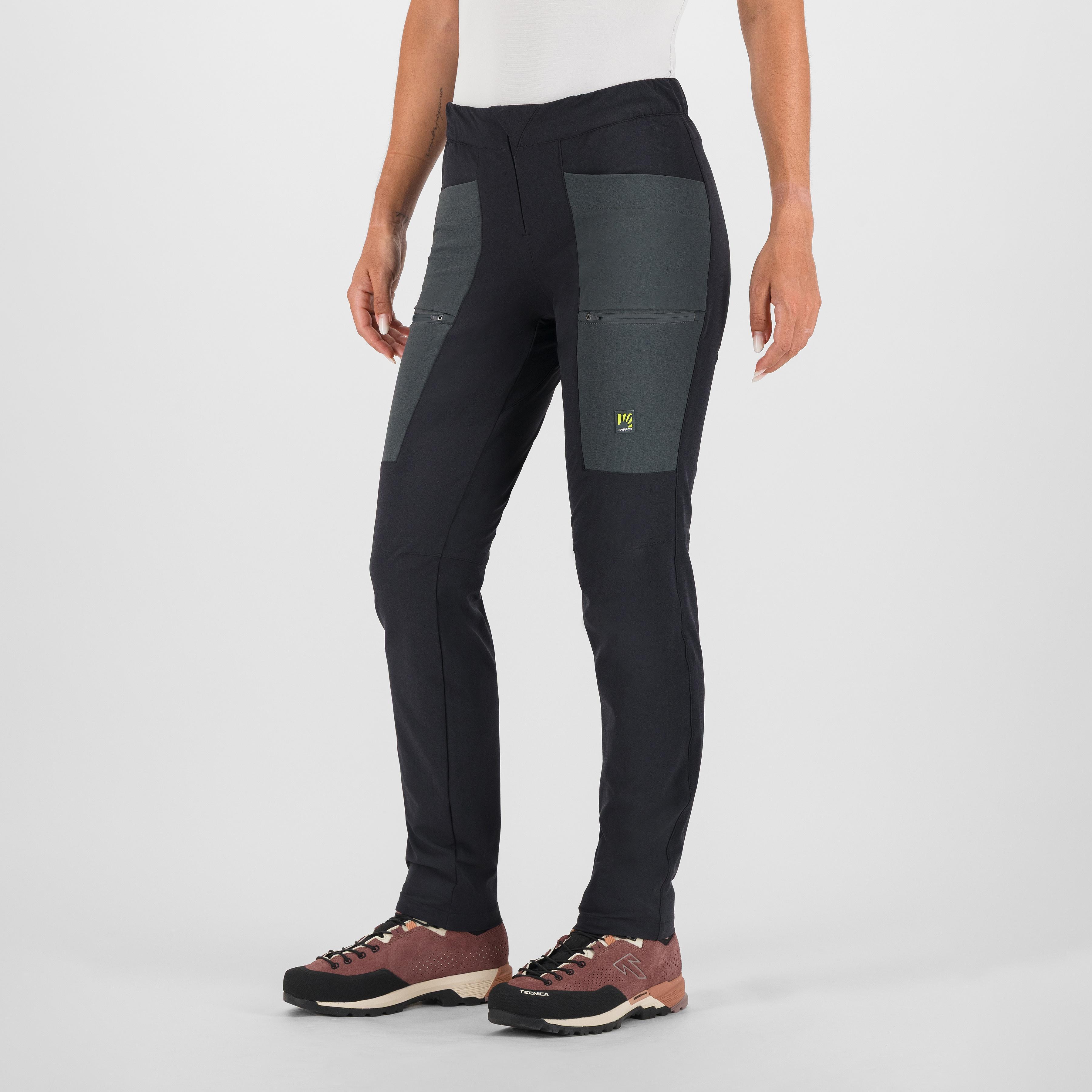 Lastia winter w pants - black/woodl.gray - karpos