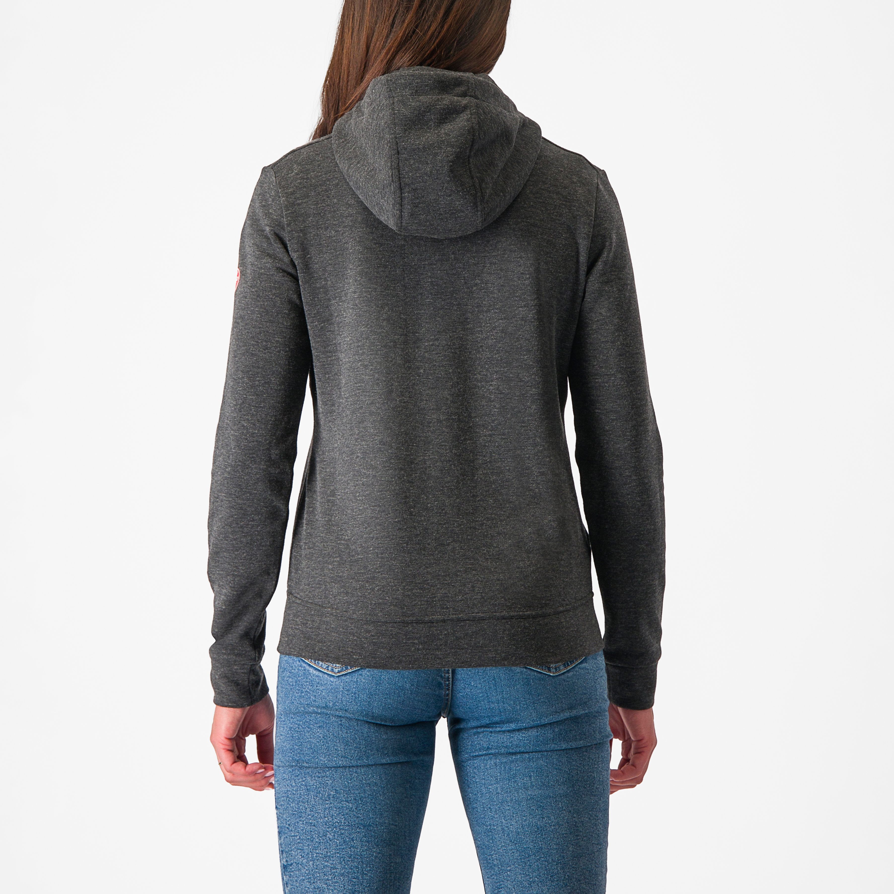 Milano 2 full zip w fleece - dark gray - castelli