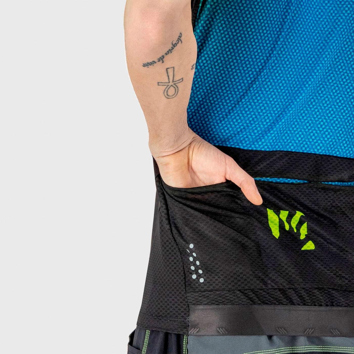Jump jersey - print 1 indigo b./black/green - karpos