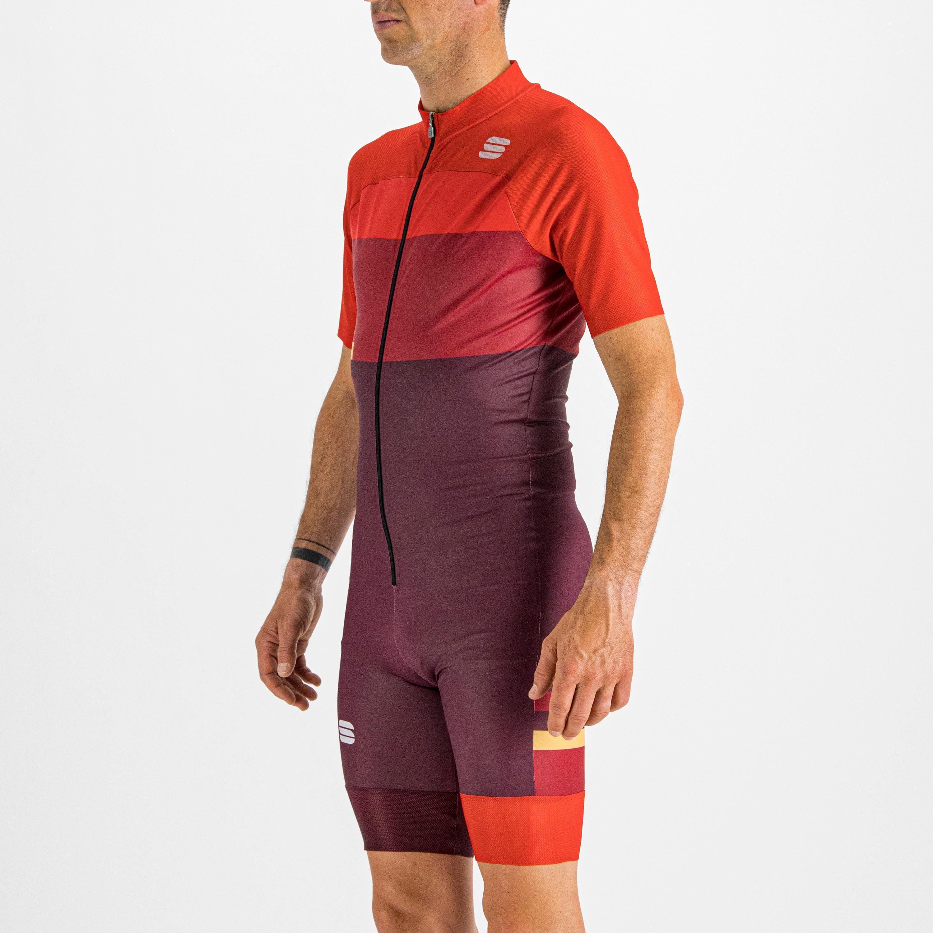Cardio skiroll suit - red wine/red - sportful
