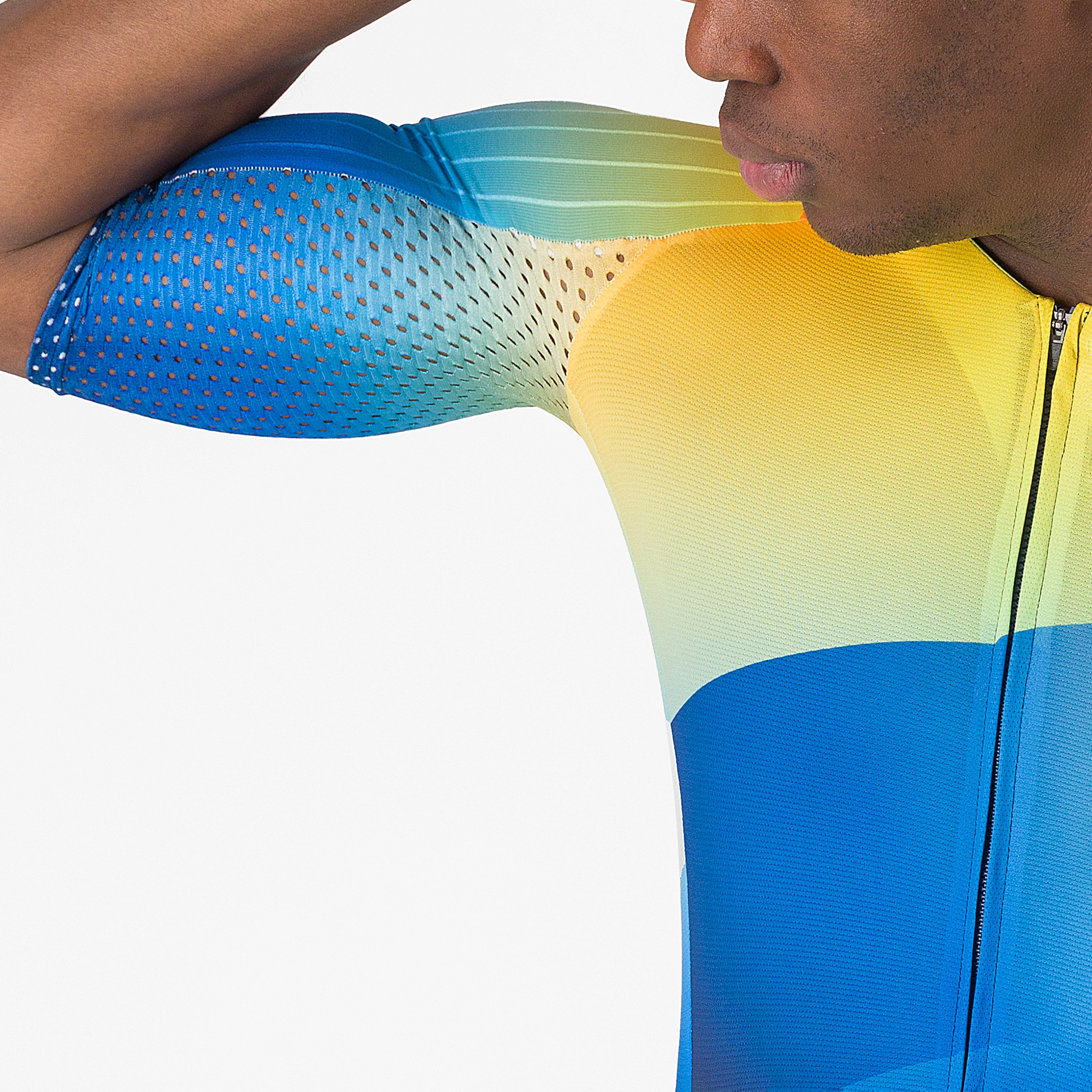 Free sanremo 3 suit short sleeve - belgian blue/multicolor vivid - castelli