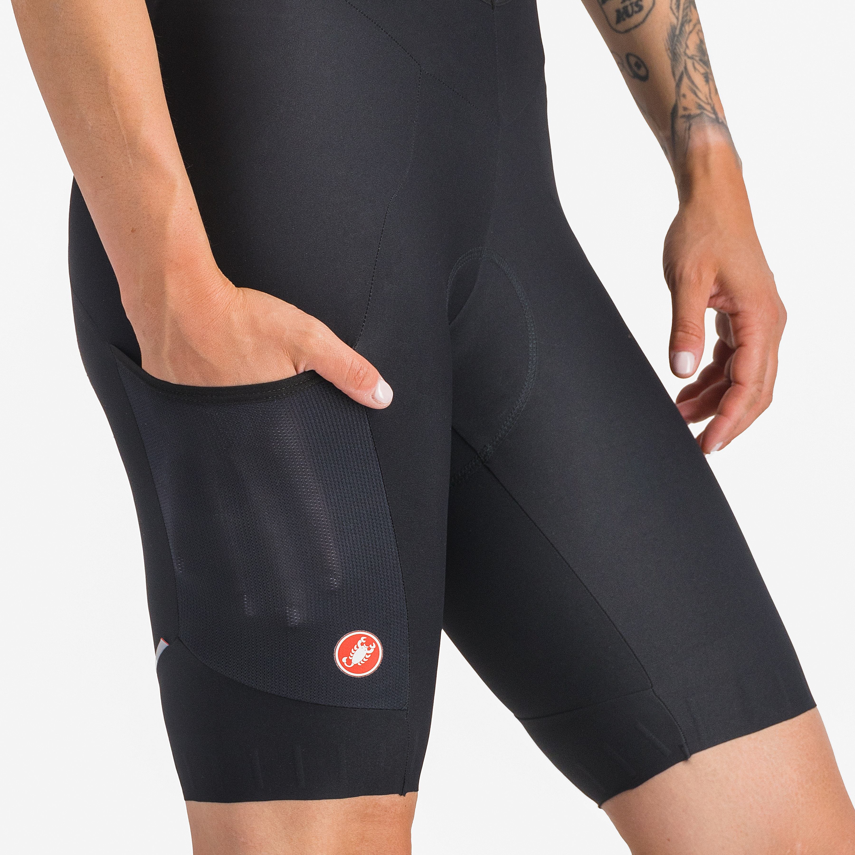 Unlimited endurance w dt bibshort - black - castelli