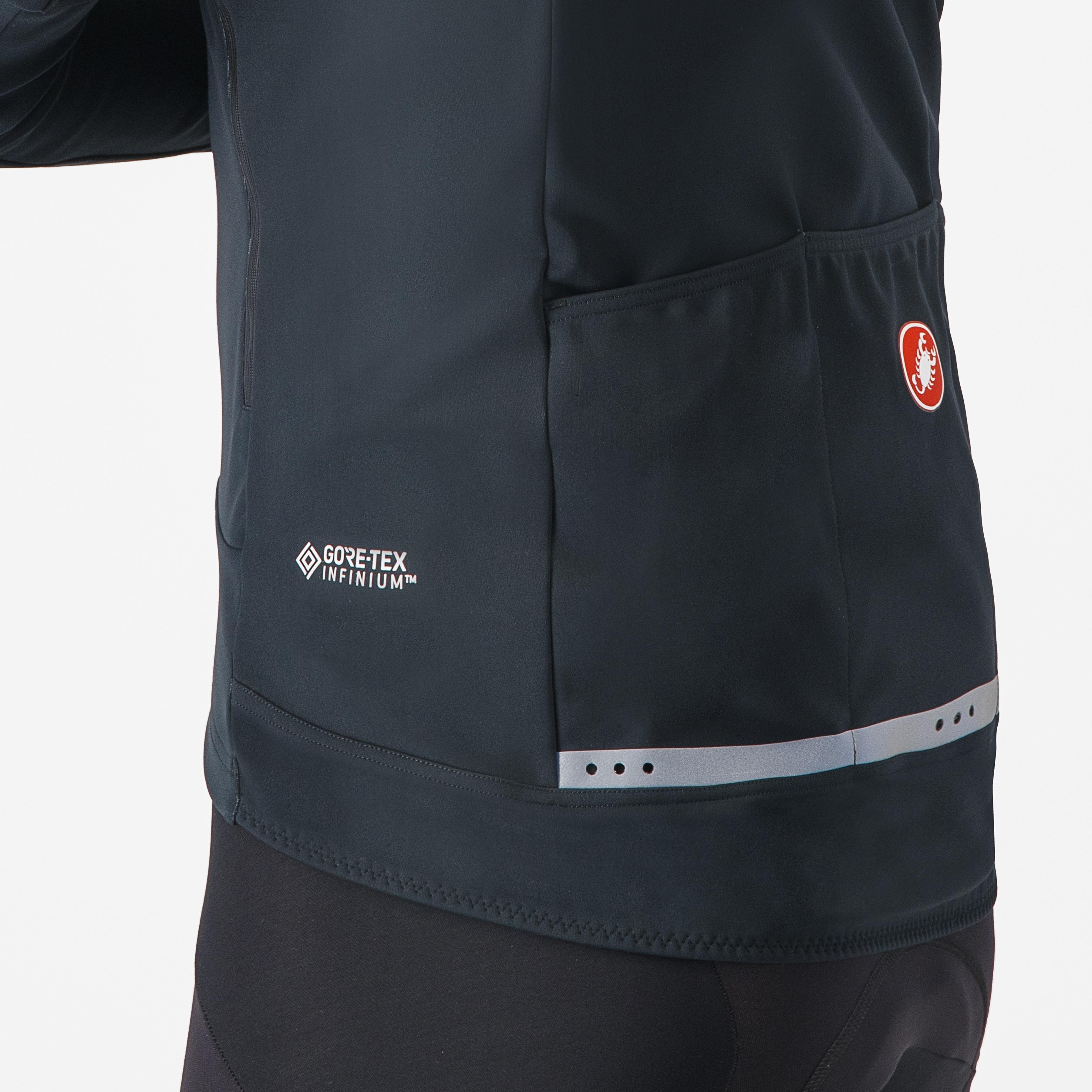 Perfetto ros 2 convertible jacket - light black/black reflex - castelli