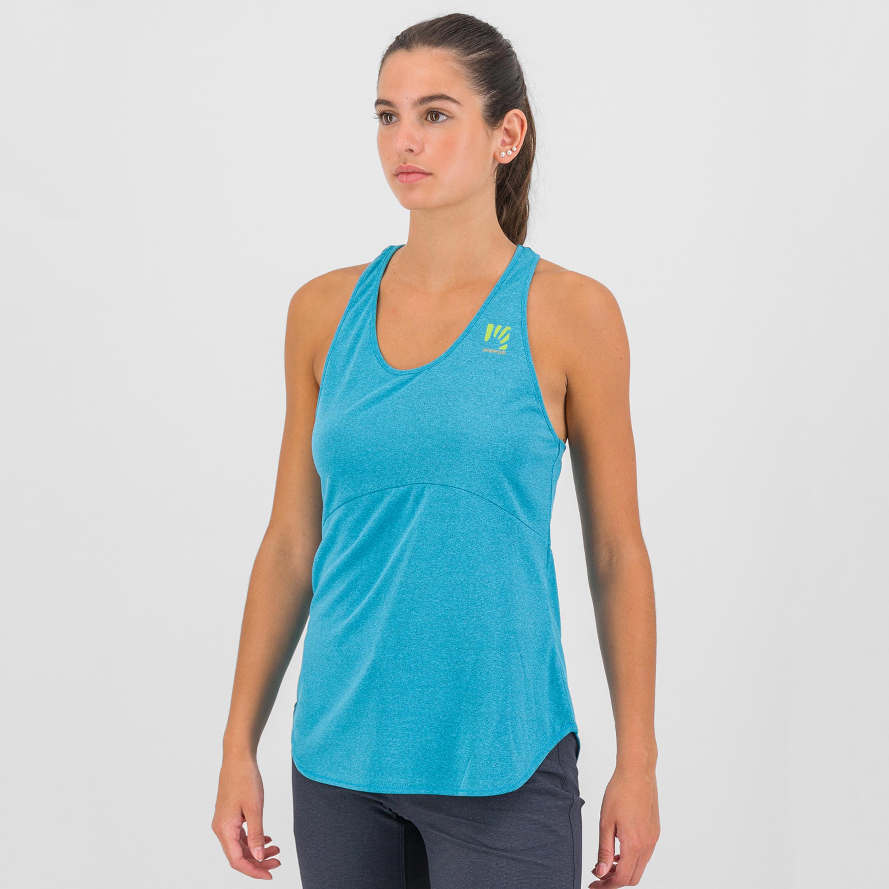 Alta via polartec w tank - blue atoll - karpos