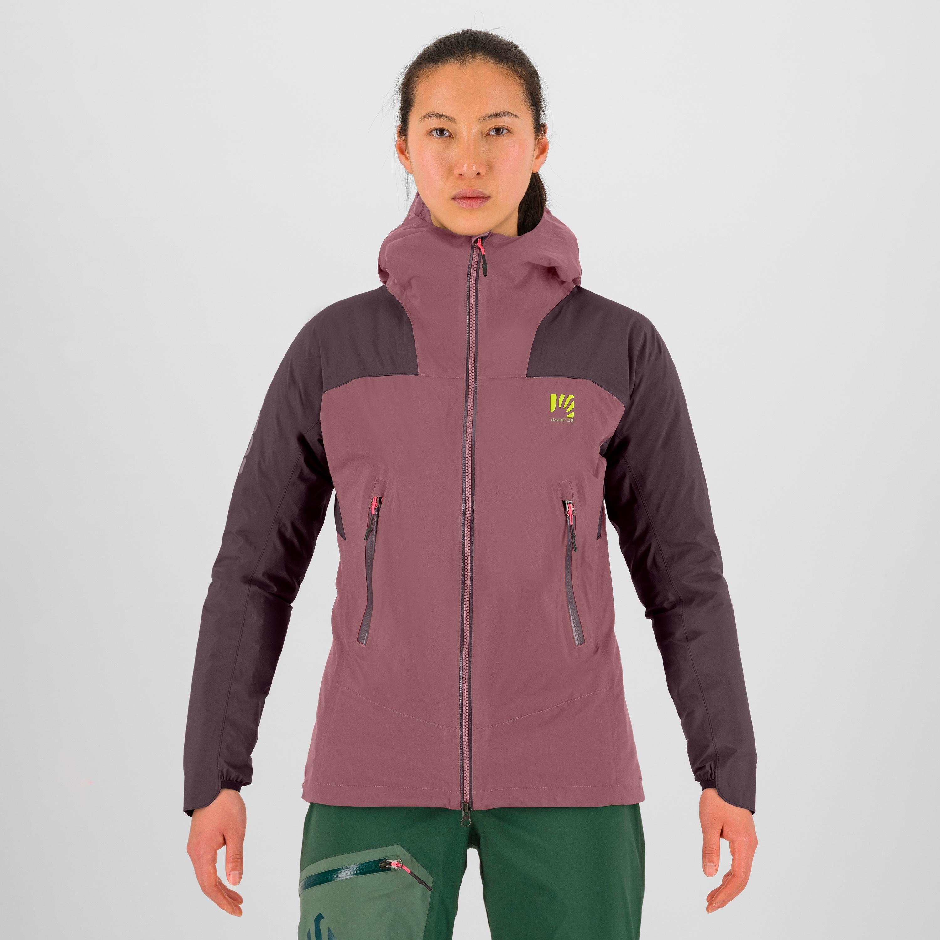 Valsesia shell w jacket - deco rose/huckleberry - karpos