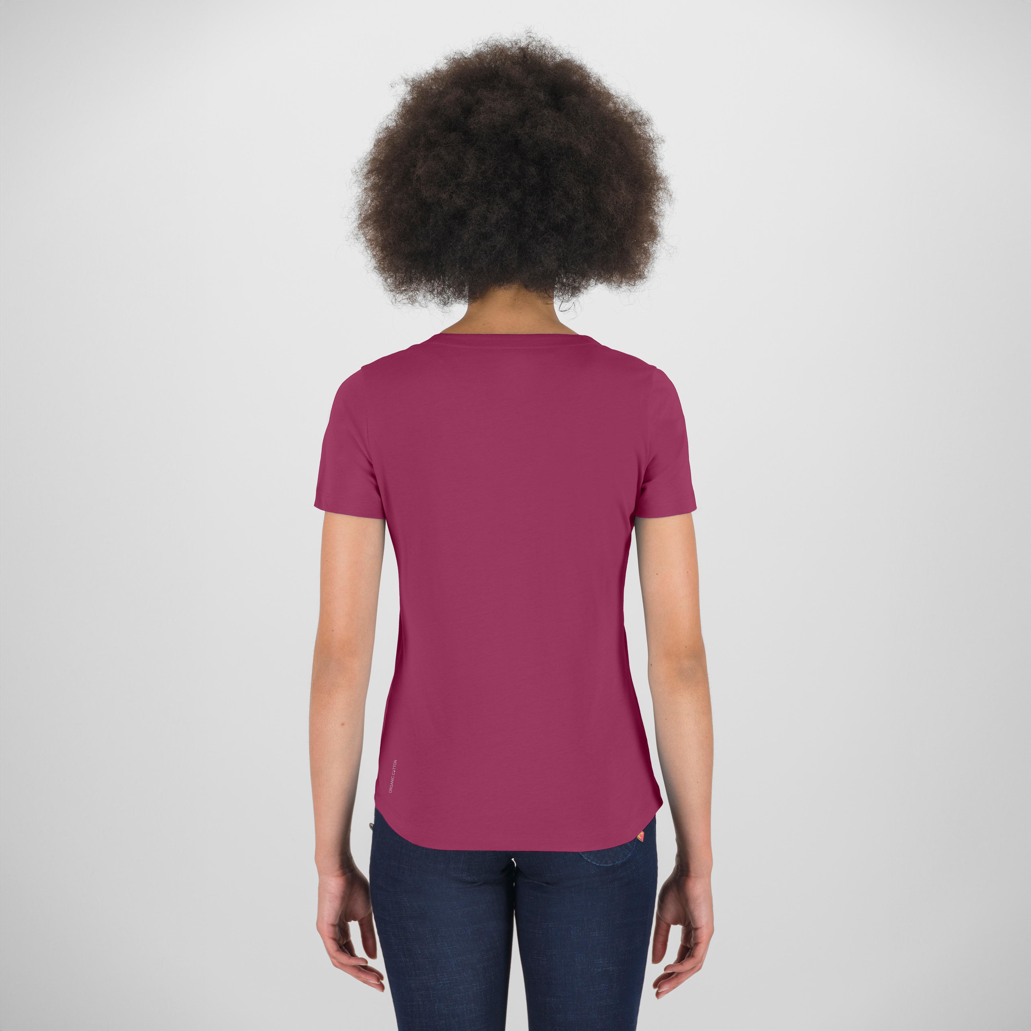 Loma cotton w t-shirt - raspberry coulis - karpos