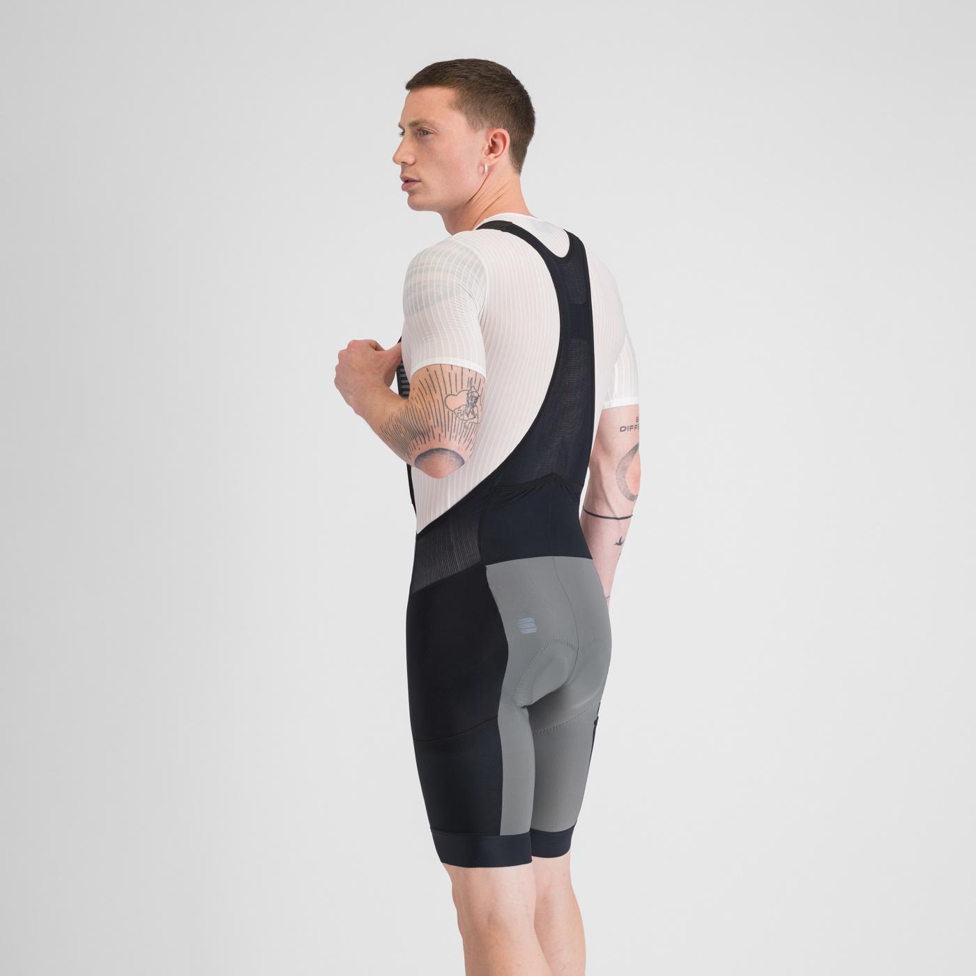Supergiara 2 bibshort - gun metal / black - sportful