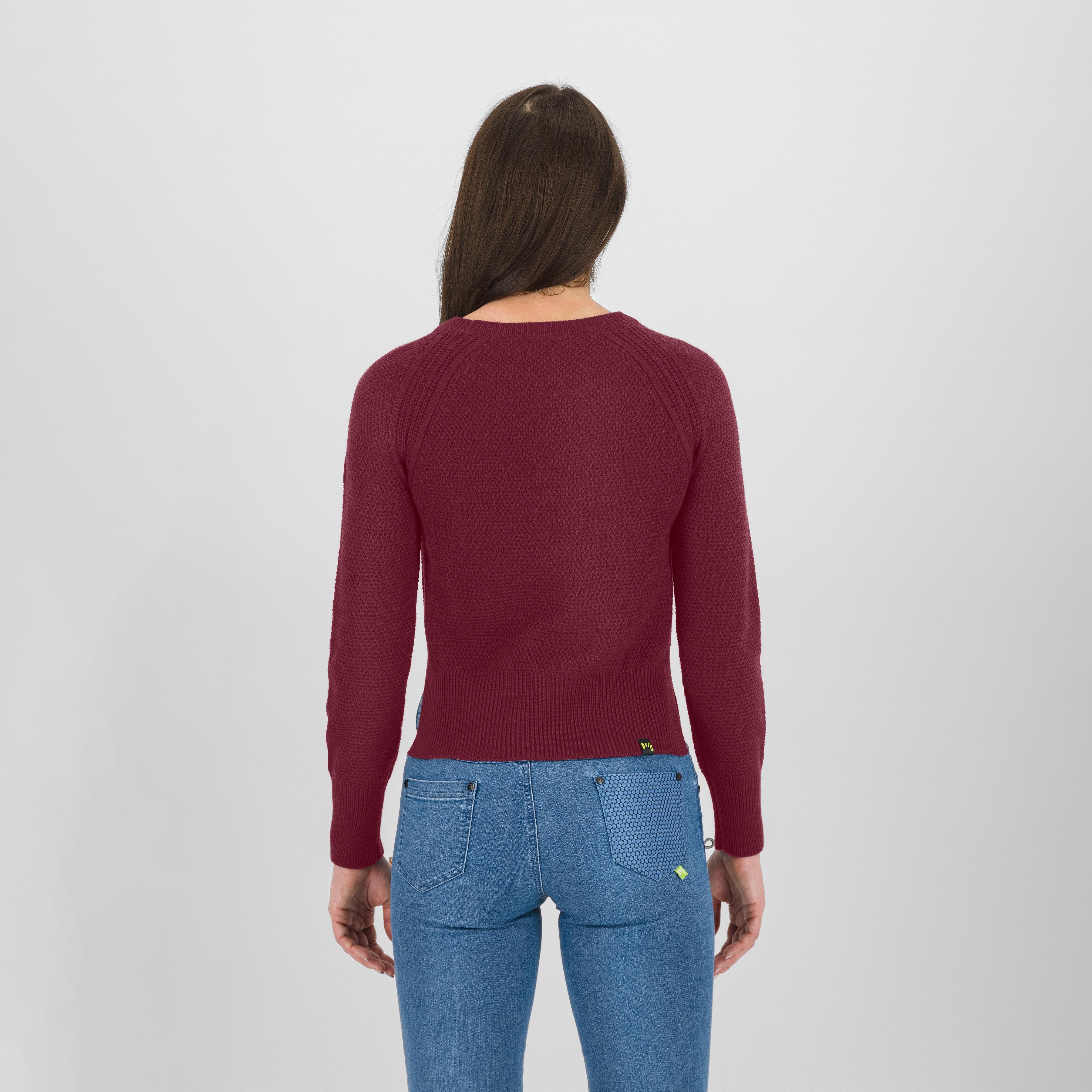 Ermellino w crewneck sweater - crimson - karpos