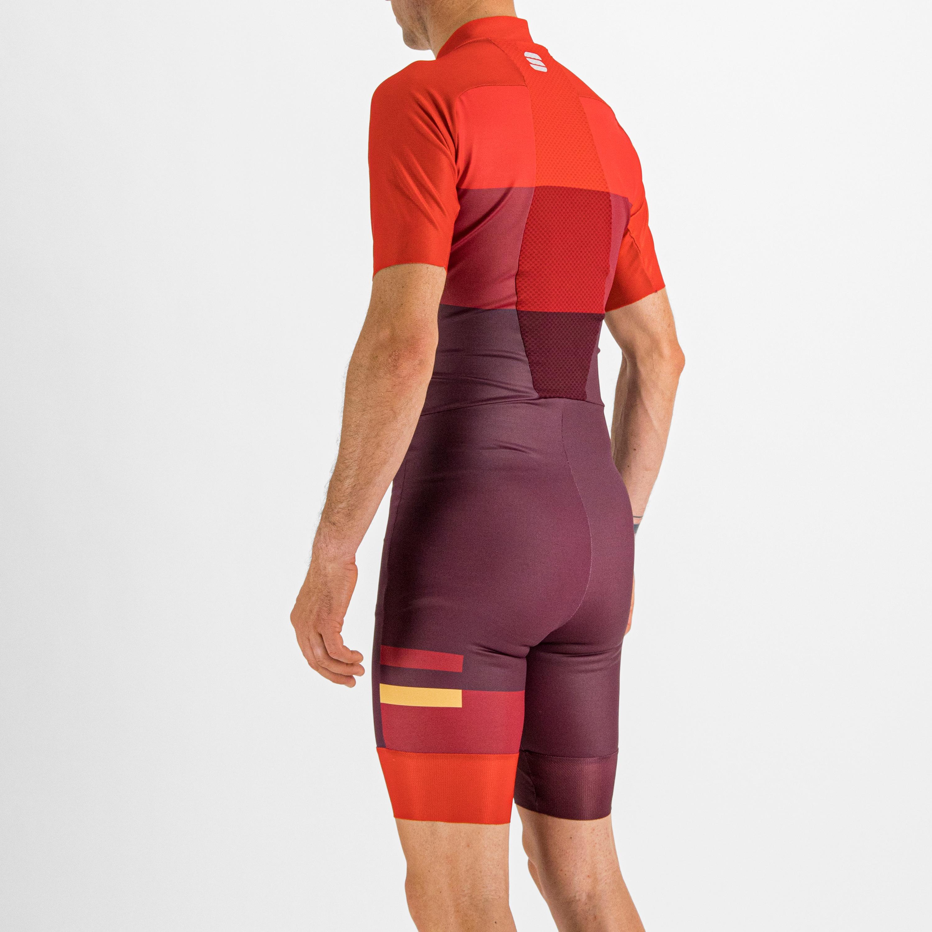 Cardio skiroll suit - red wine/red - sportful