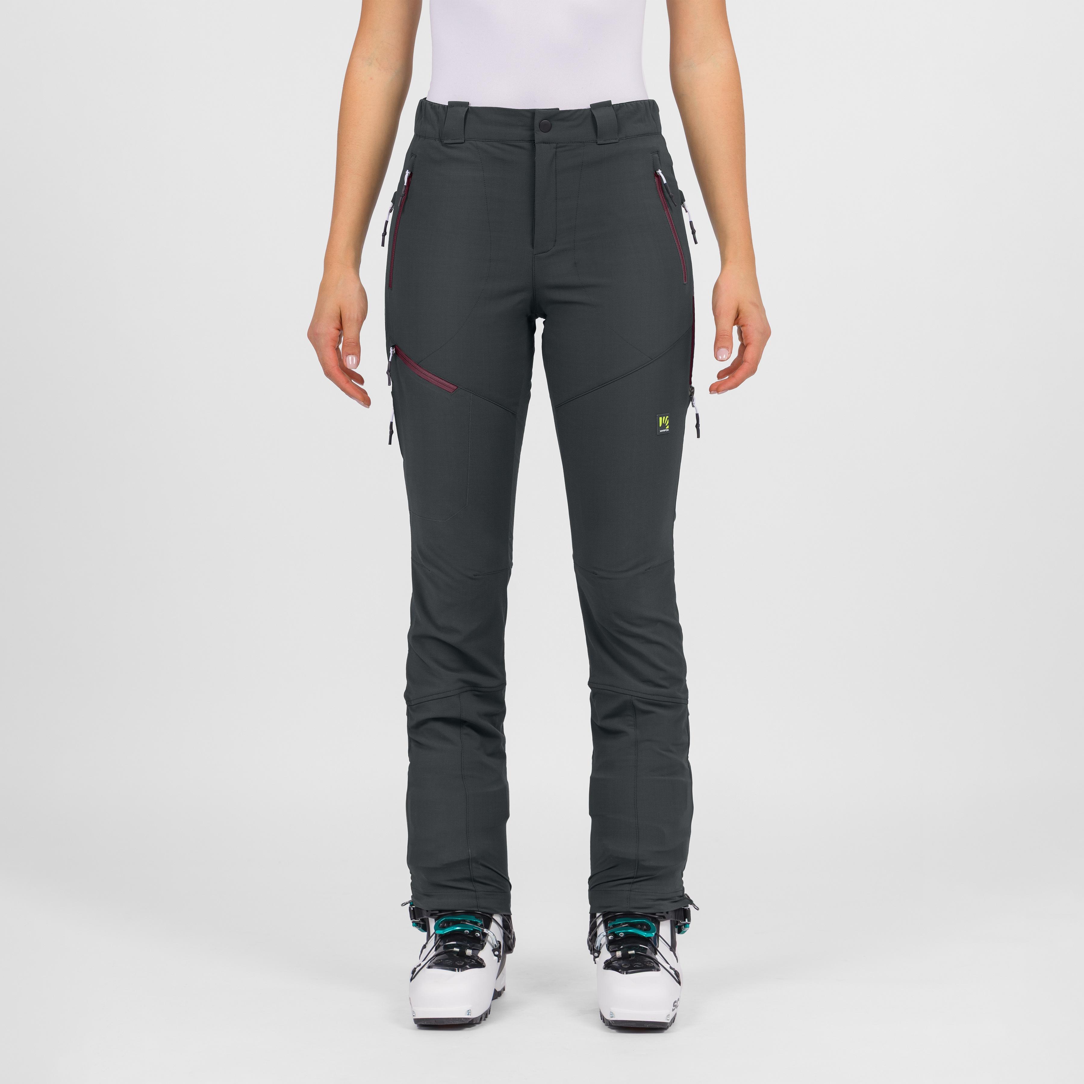 San martino 2.0 w pants - woodl.gray/crimson - karpos