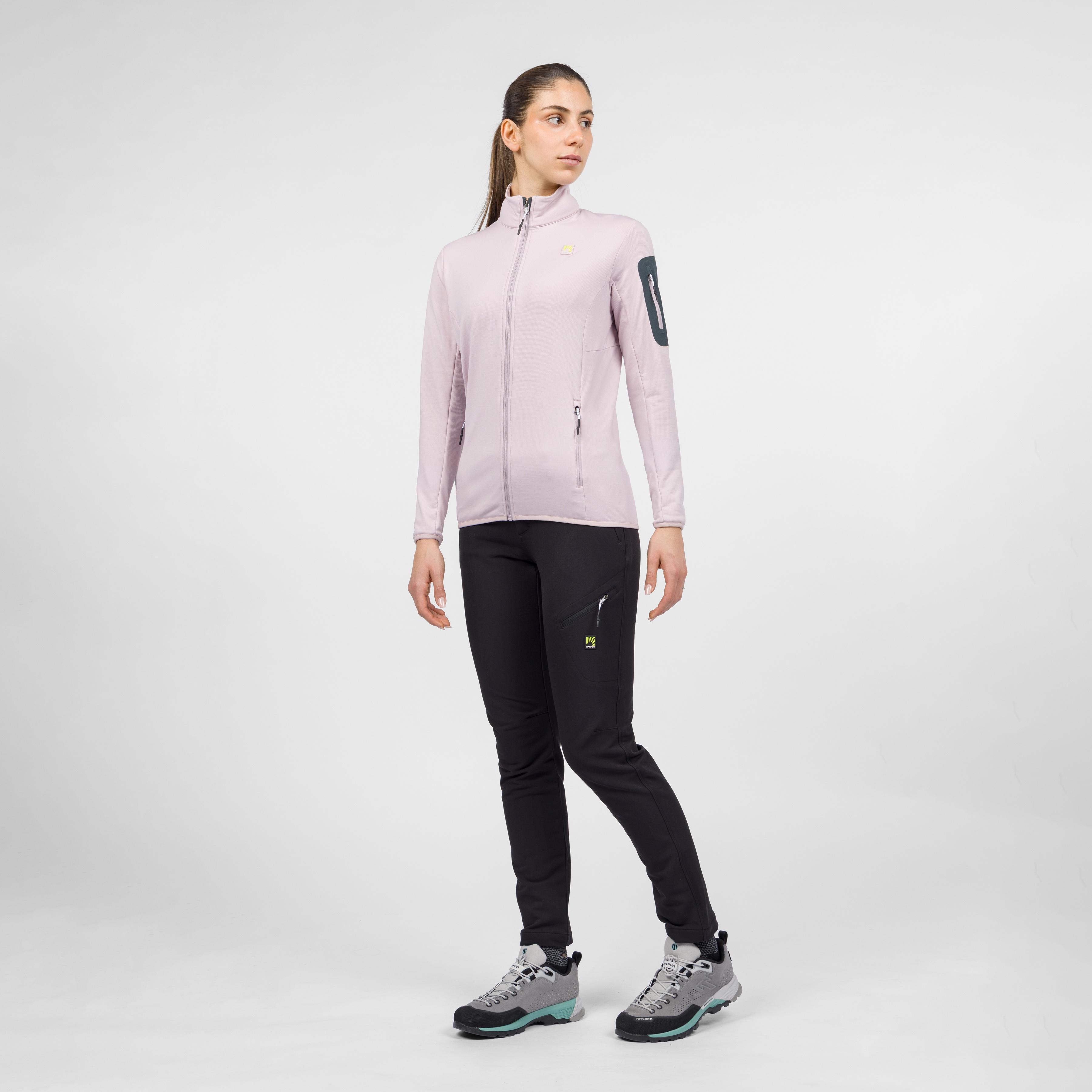 Bigontina w full zip fleece - lilac - karpos