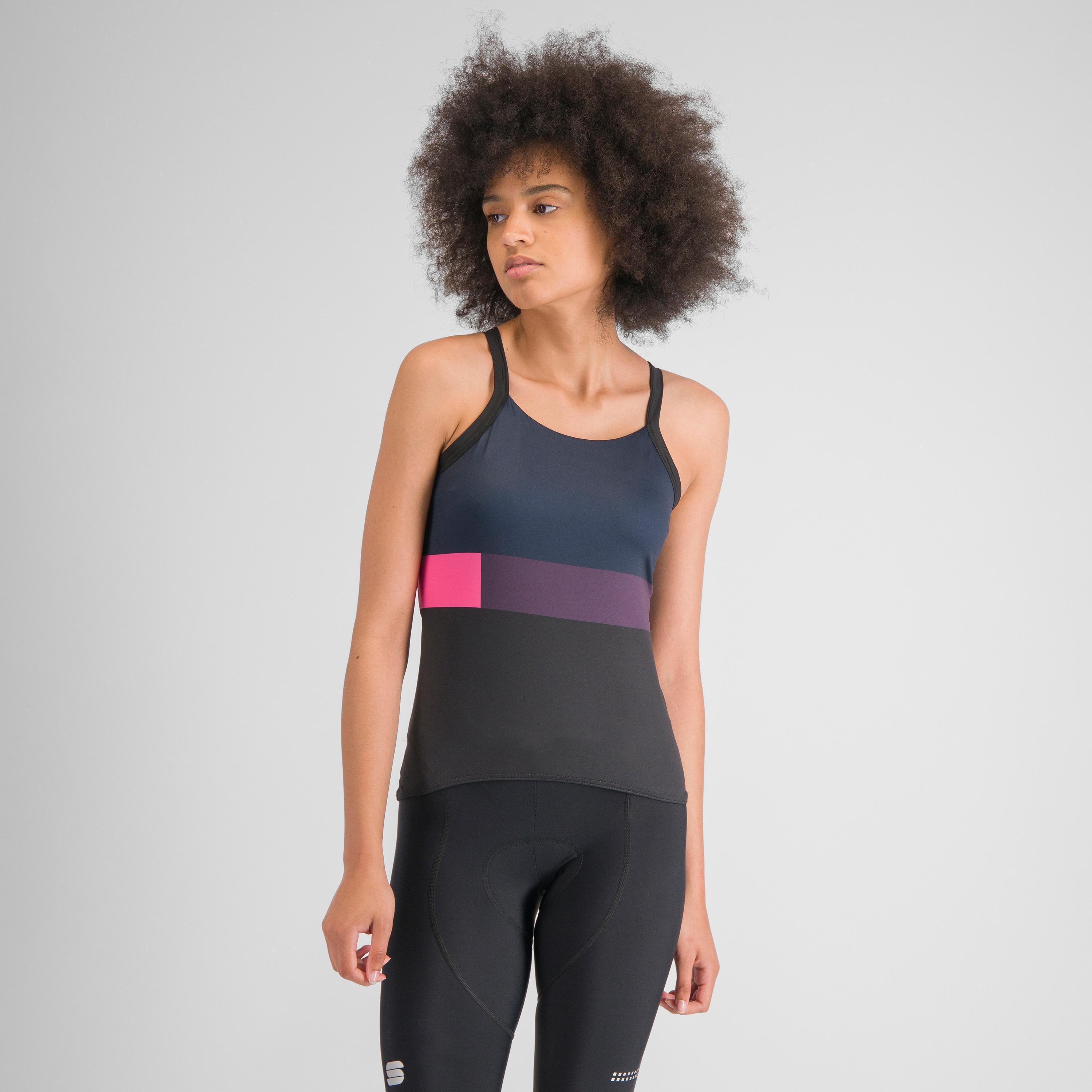 Snap w top - black galaxy blue - sportful
