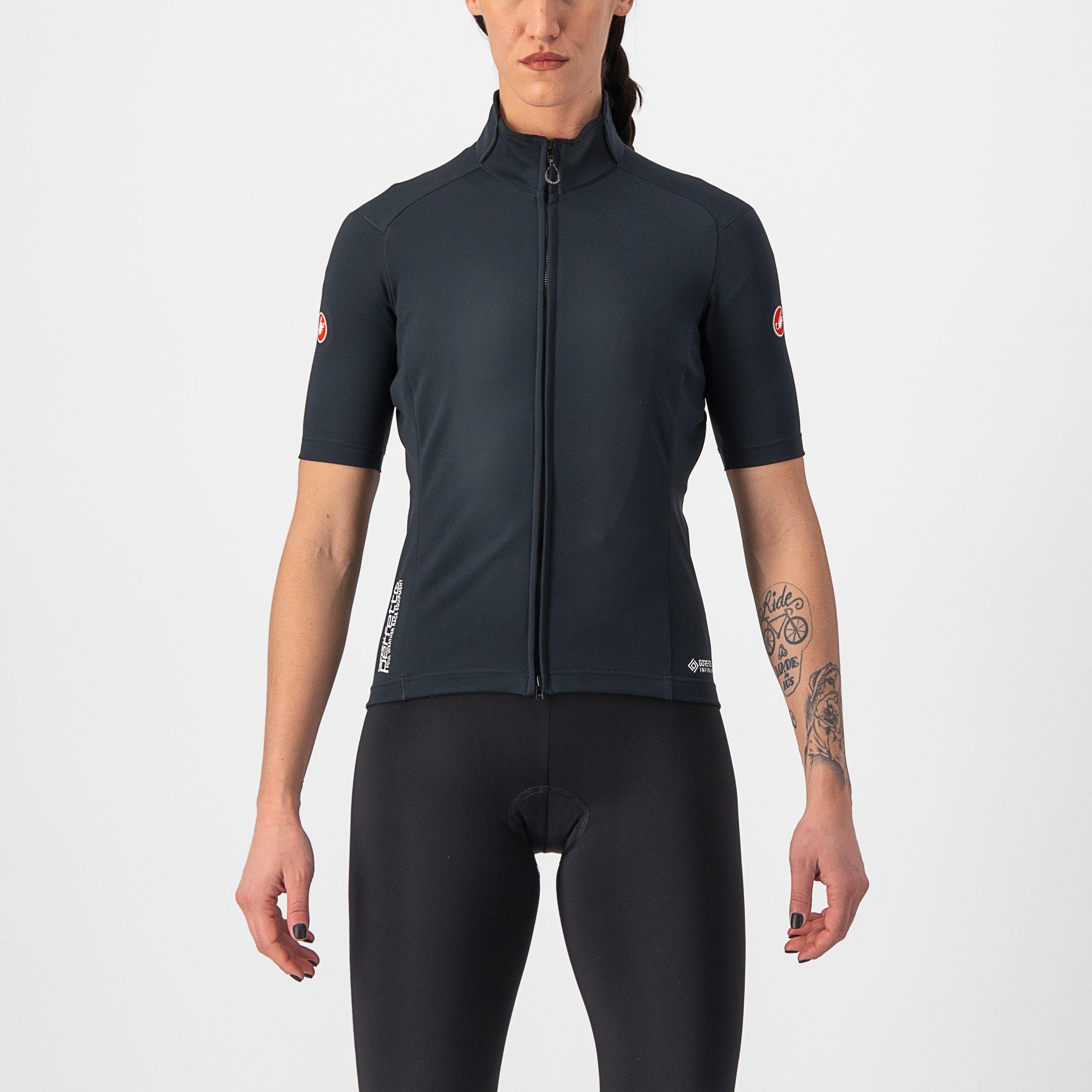 Perfetto ros 2w wind jersey - light black - castelli
