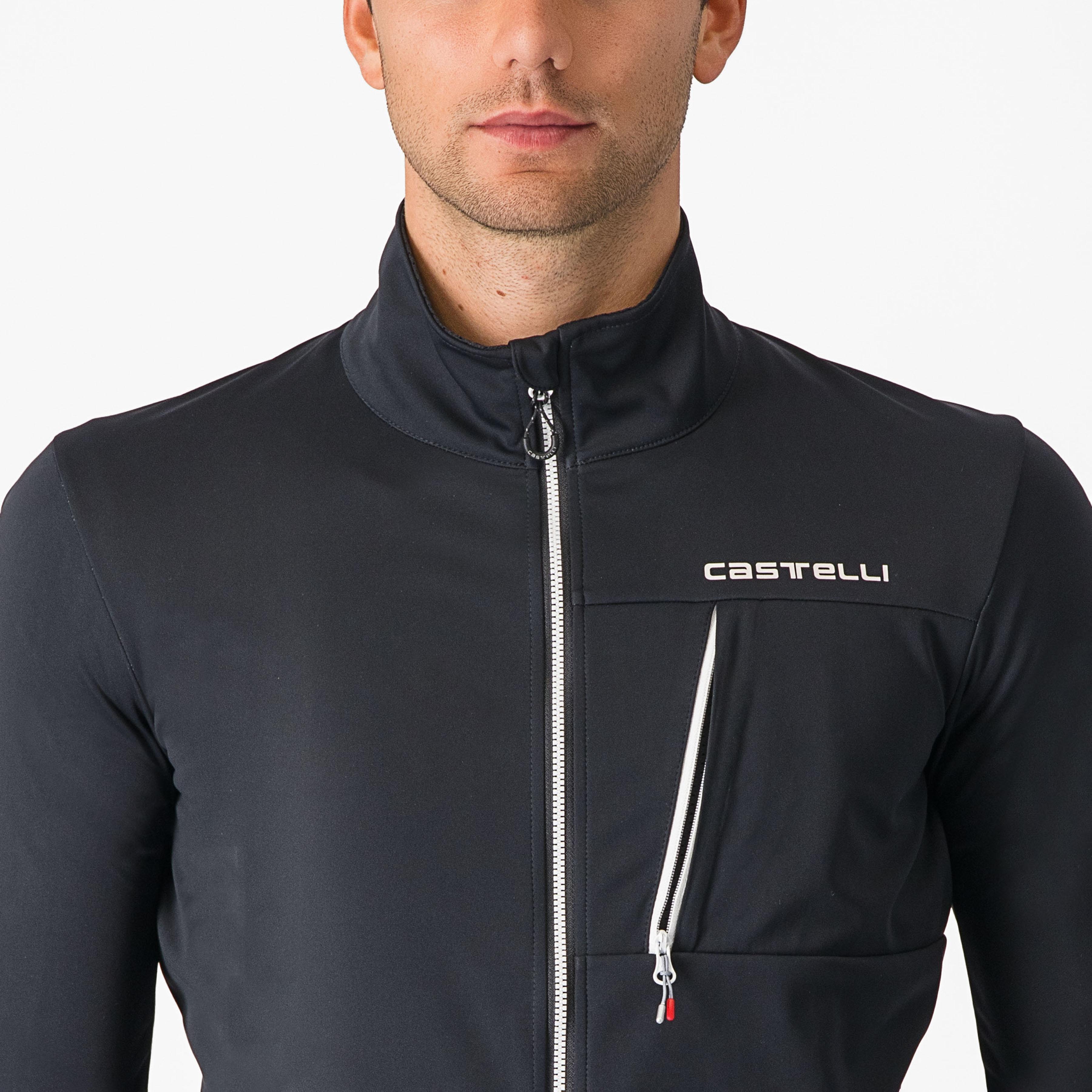 Go jacket - light black/white - castelli