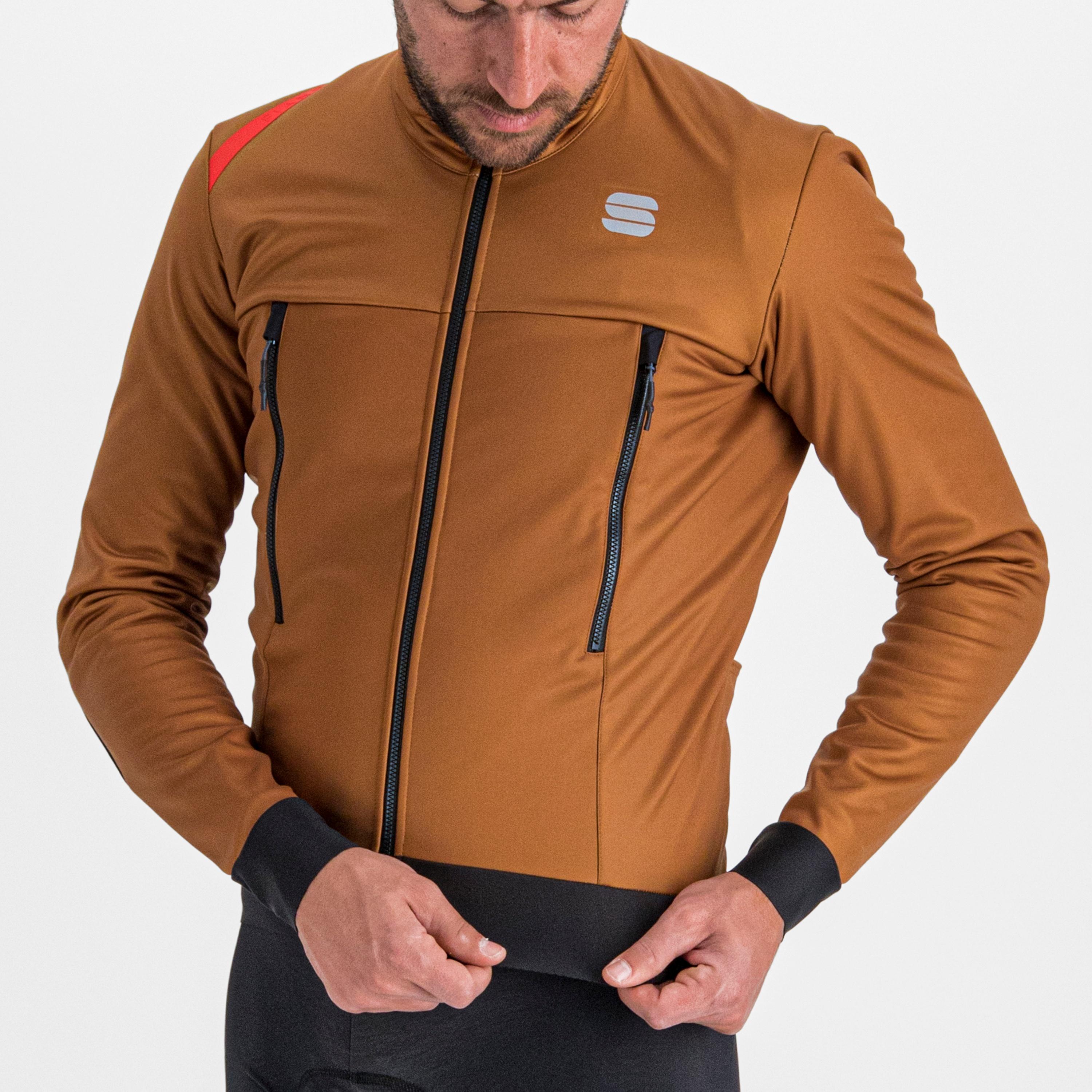 Fiandre warm jacket - leather - sportful