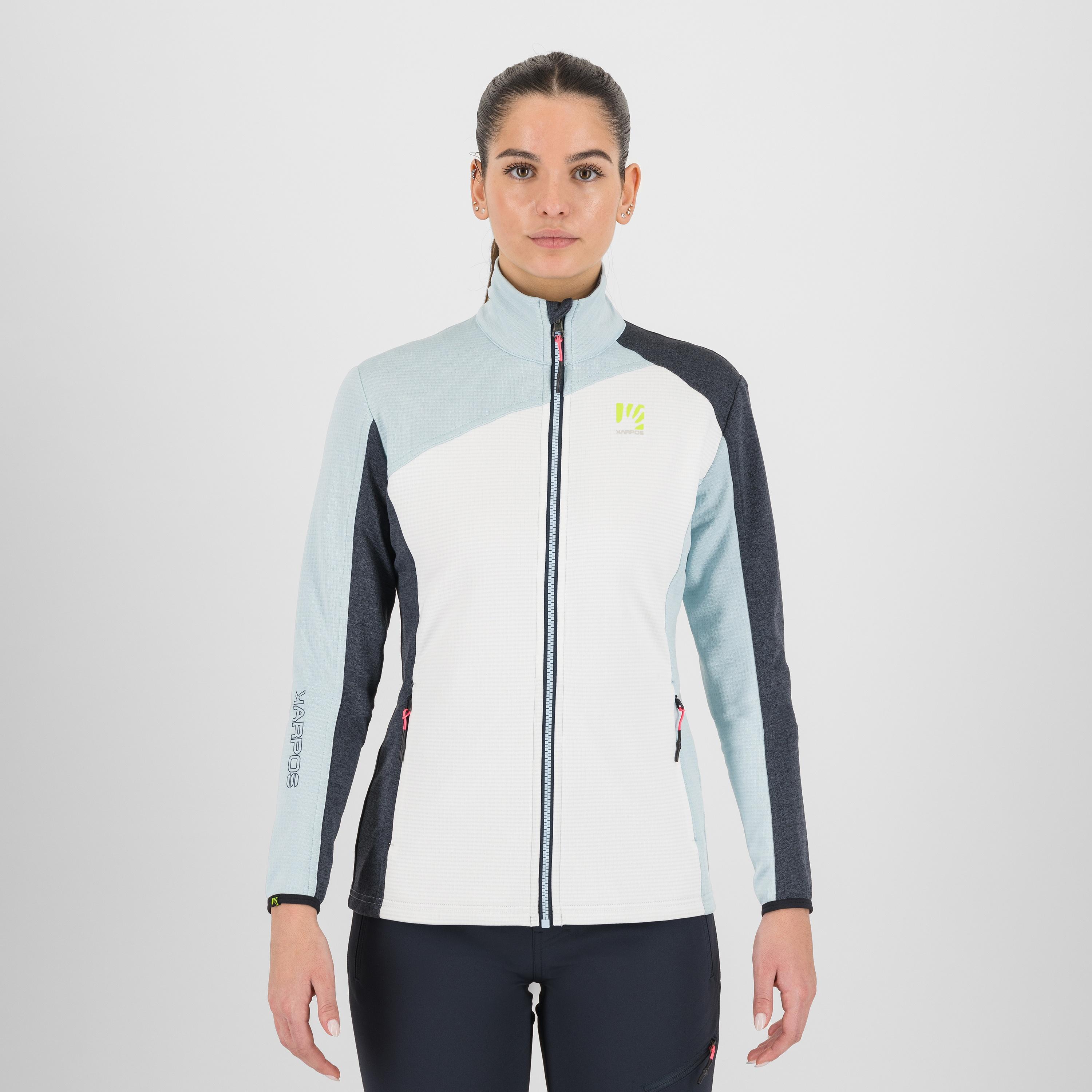 Federa full-zip w fleece - bright w./sterling b/vulcan - karpos