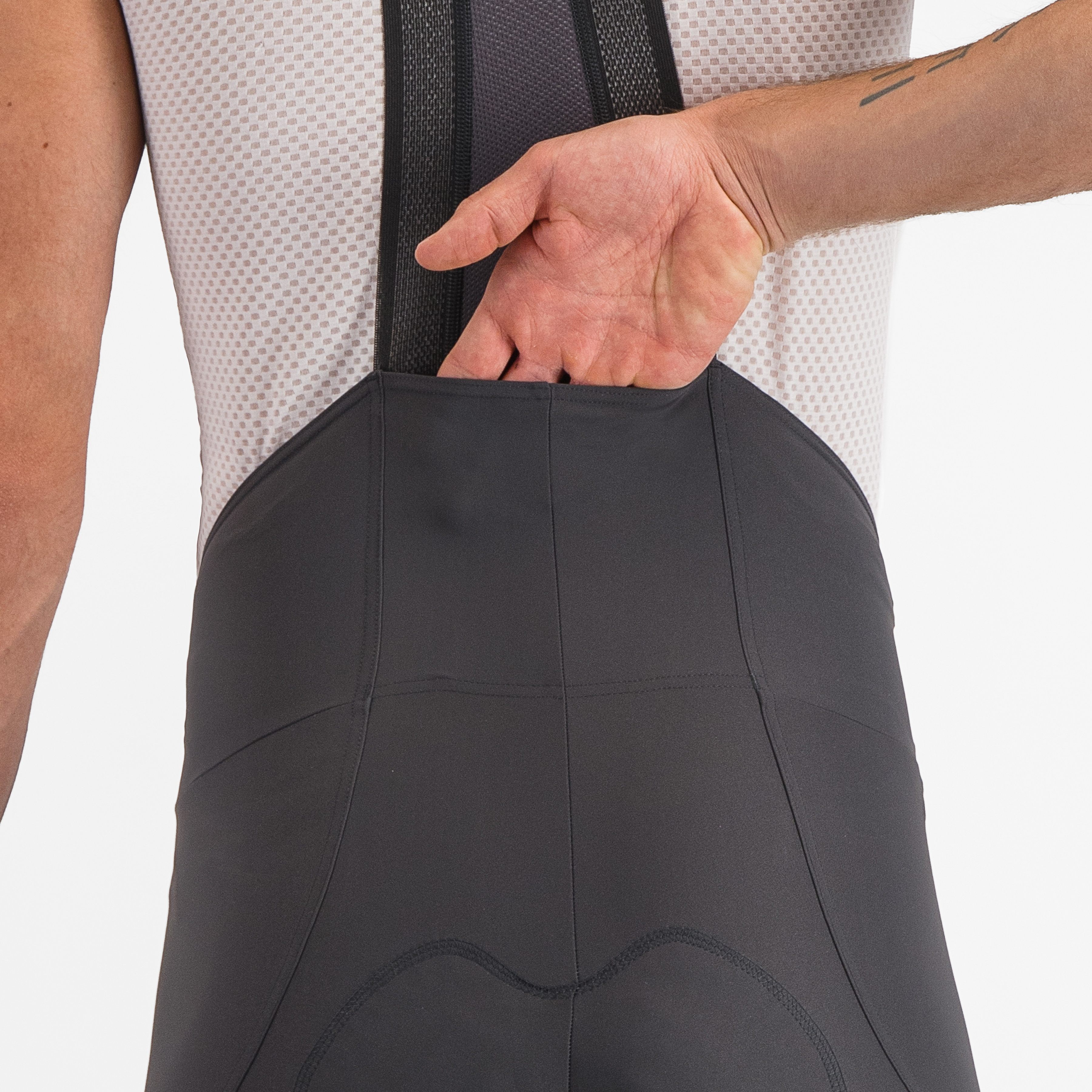 #giro trofeo bibshort - dark gray - castelli