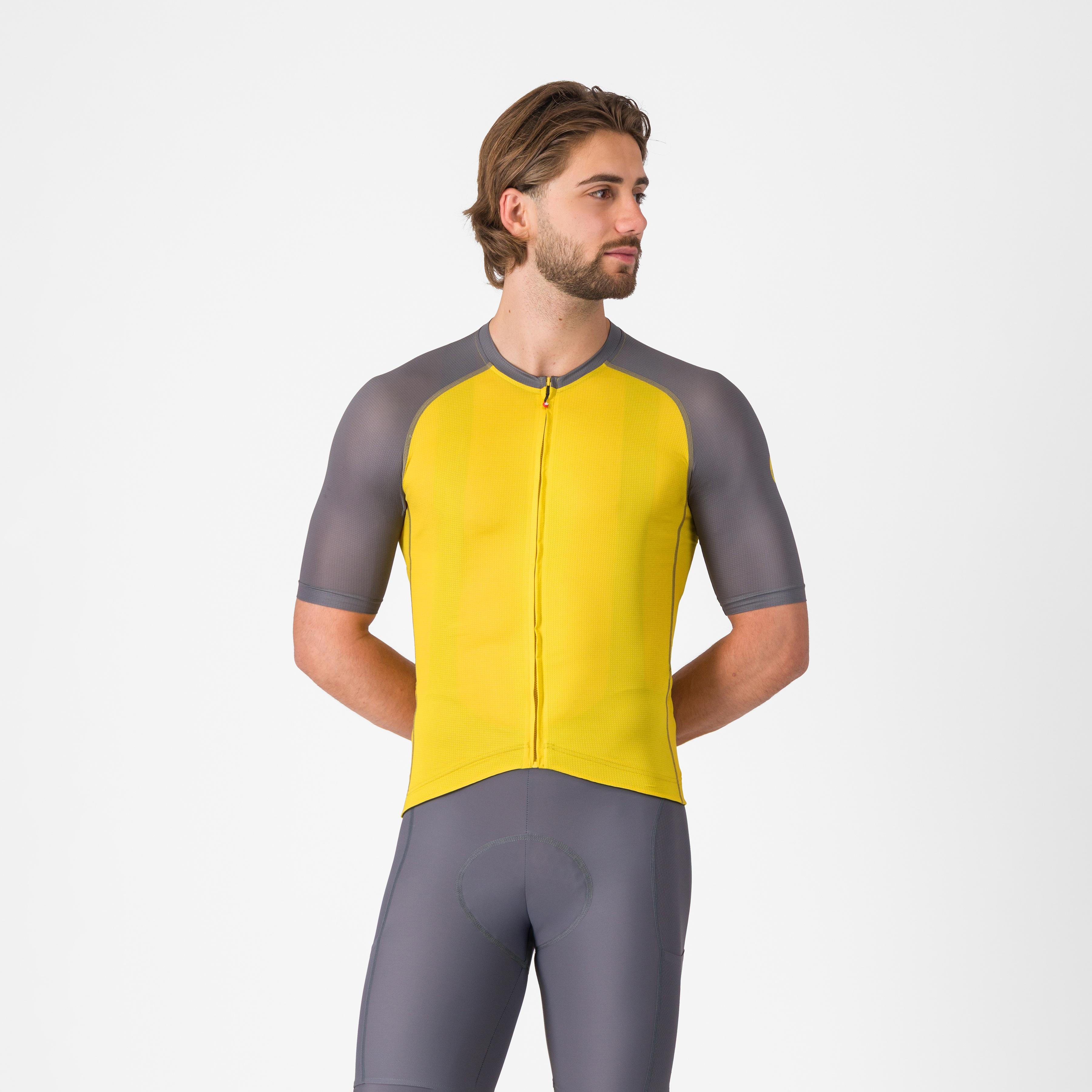 Unlimited endurance 3 jersey - mango mojito/smoky gray-elmwoo - castelli