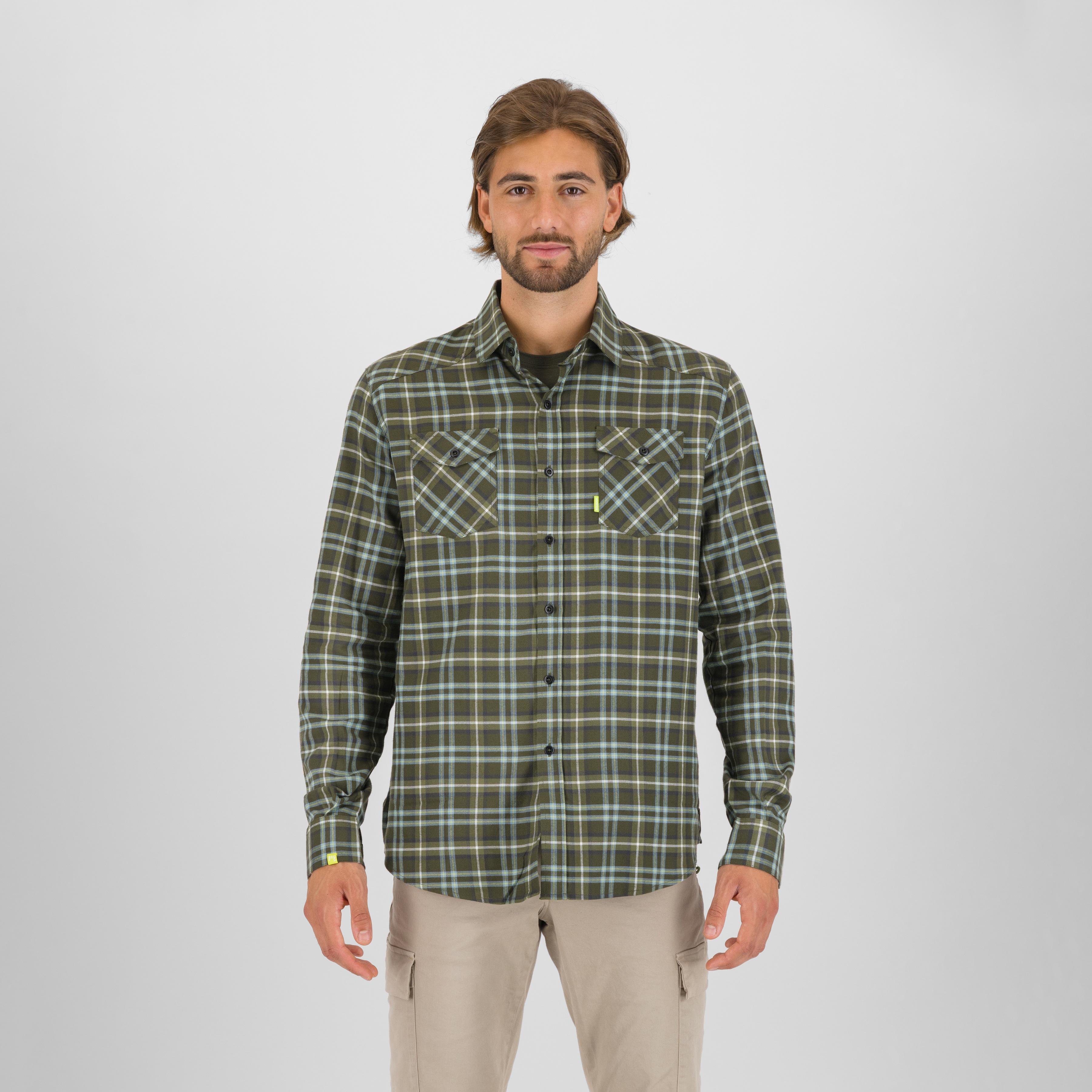Martora winter shirt - deep depths/four leaf - karpos