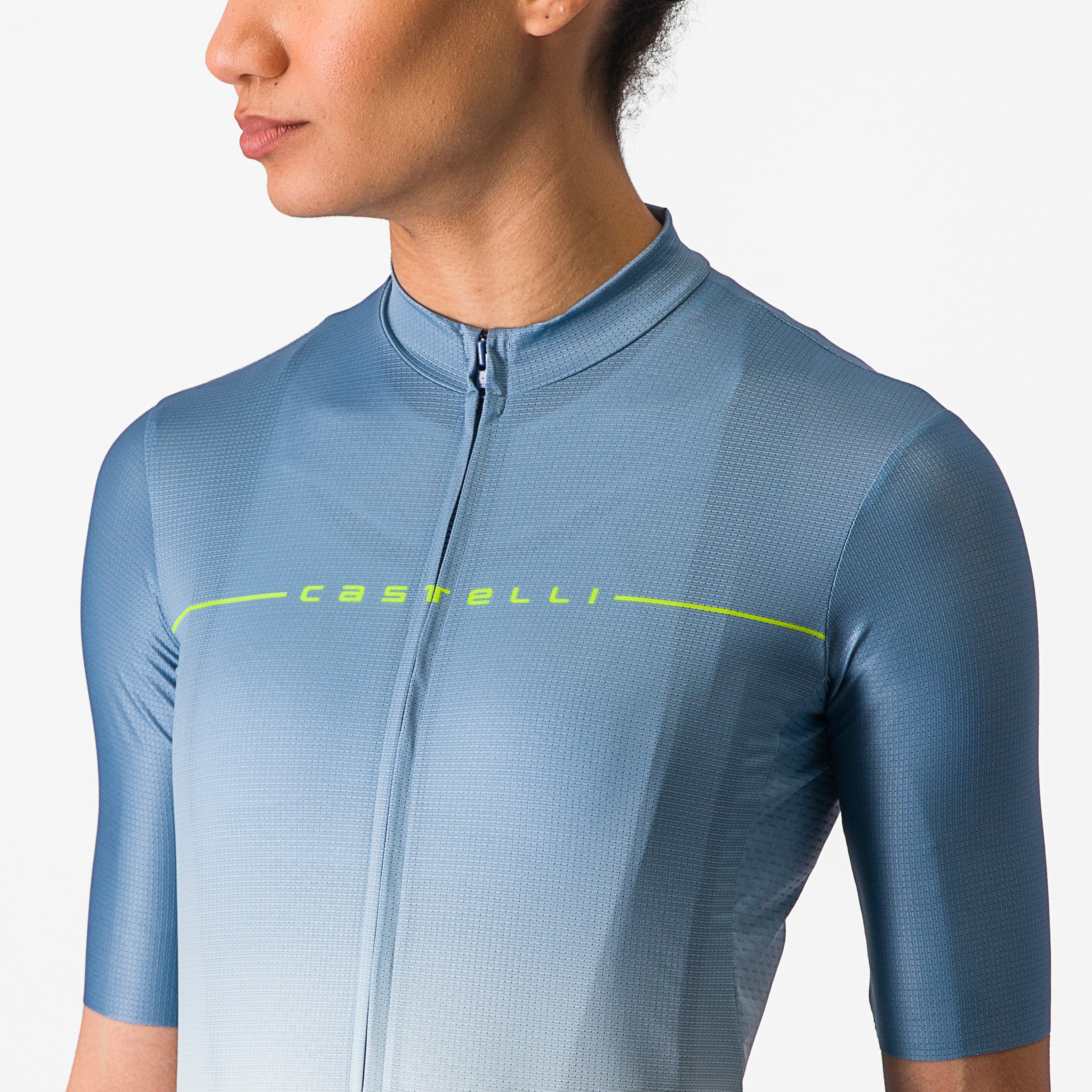 Salita jersey - steel blue/winter sky-electric - castelli