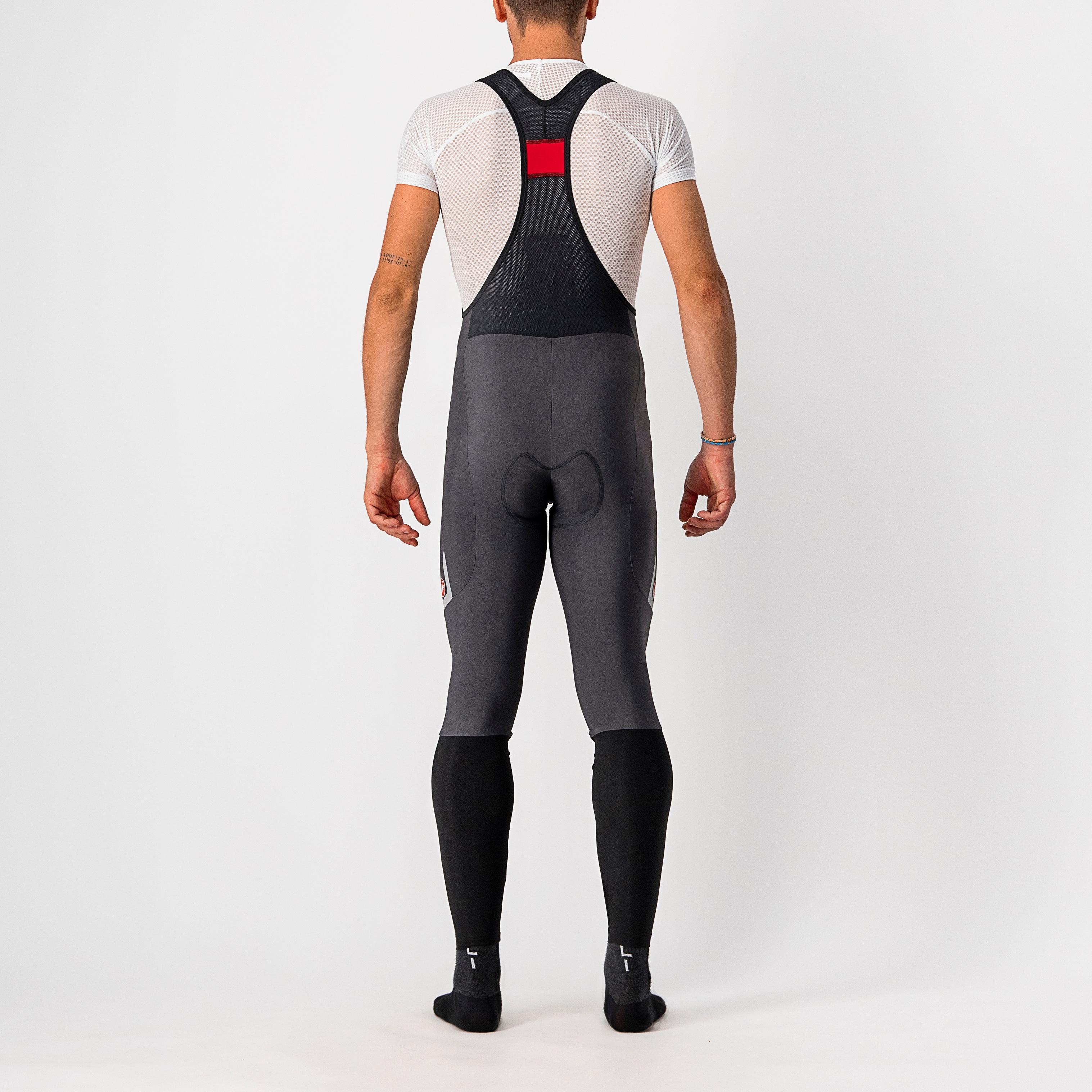 Velocissimo 5 bibtight - dark gray/silver reflex - castelli