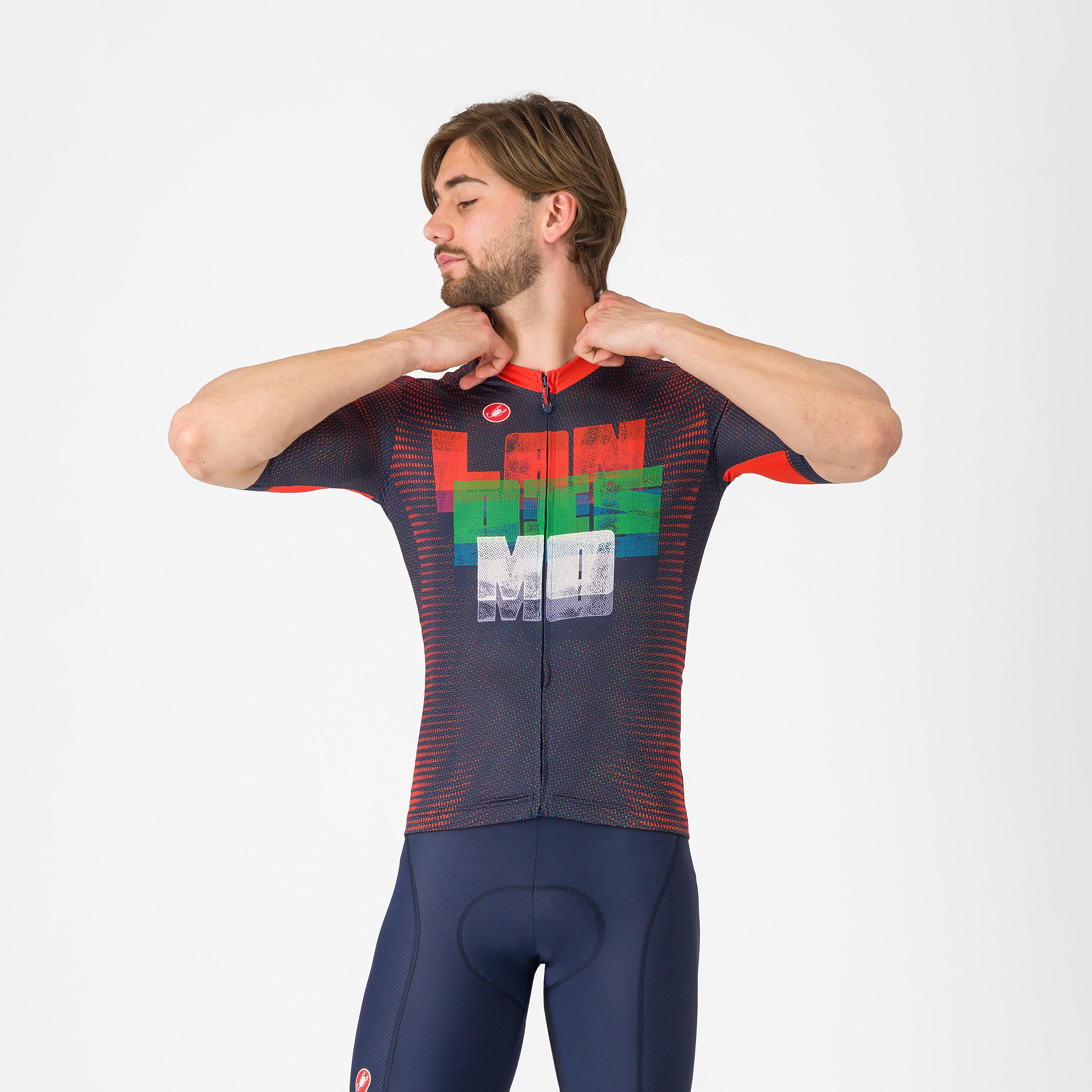 Landismo jersey - belgian blue/red-green - castelli