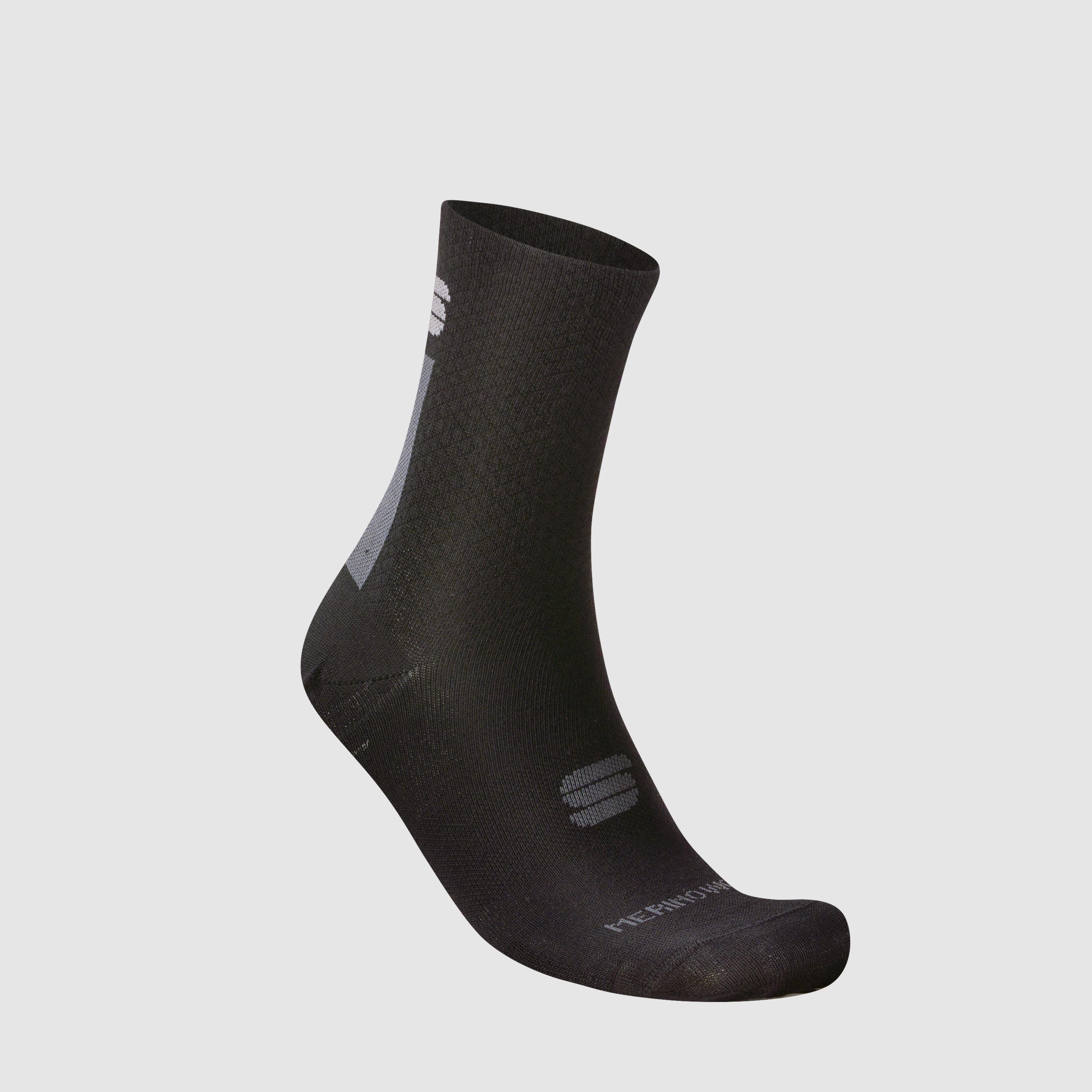 Wool woman 16 socks - black anthracite - sportful