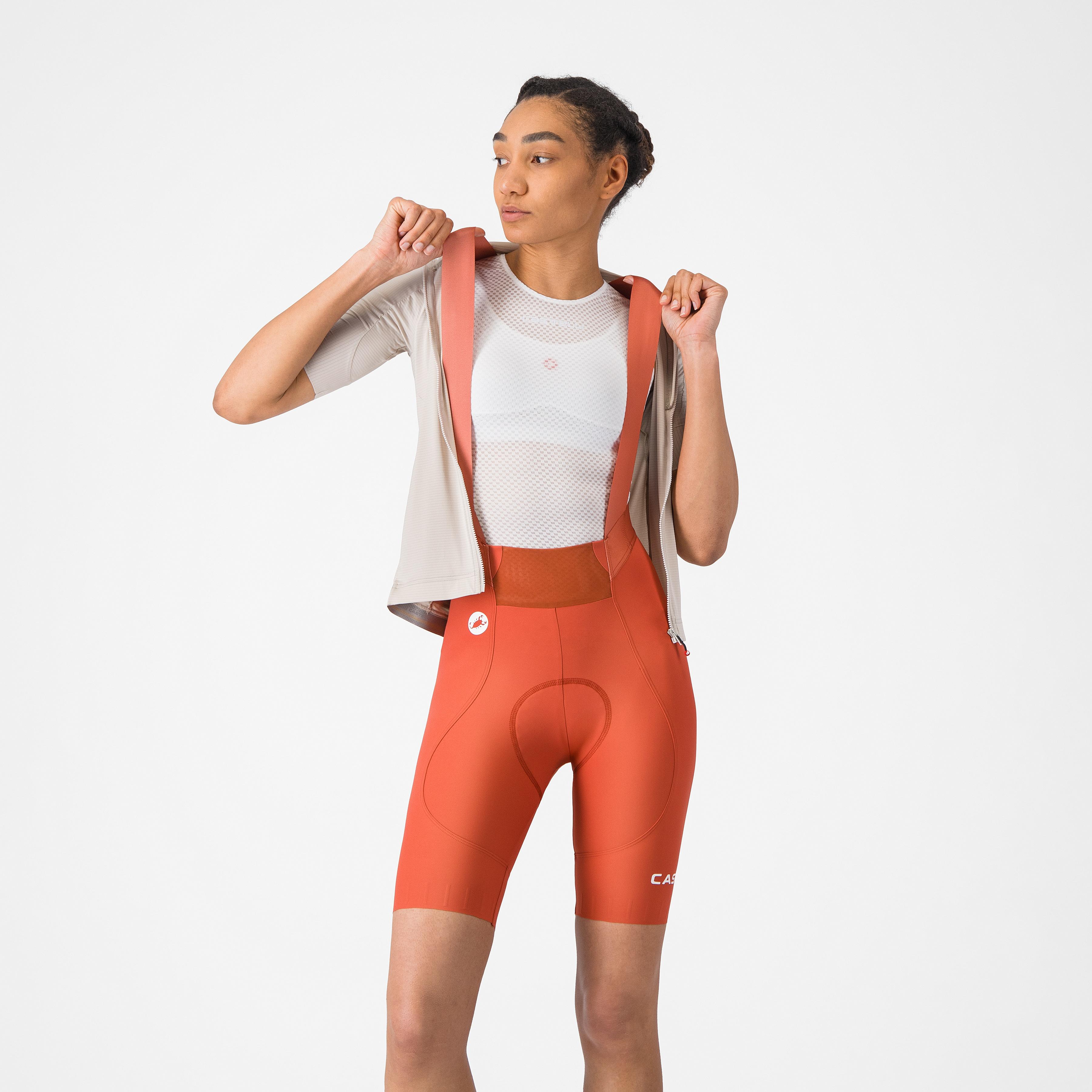 Espresso 2 w dt bibshort - paprika - castelli