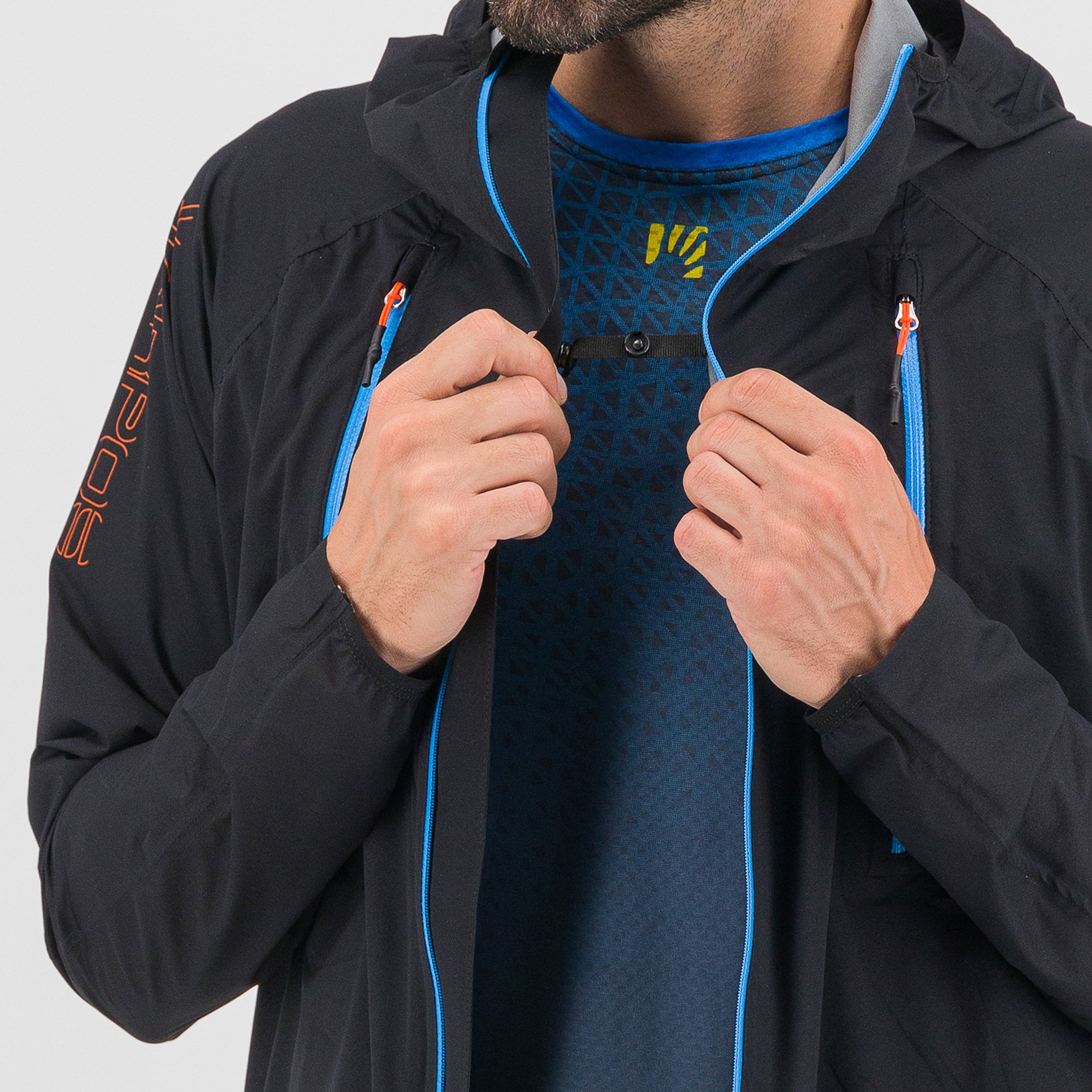 Lavaredo rain jacket - black/indigo b. - karpos