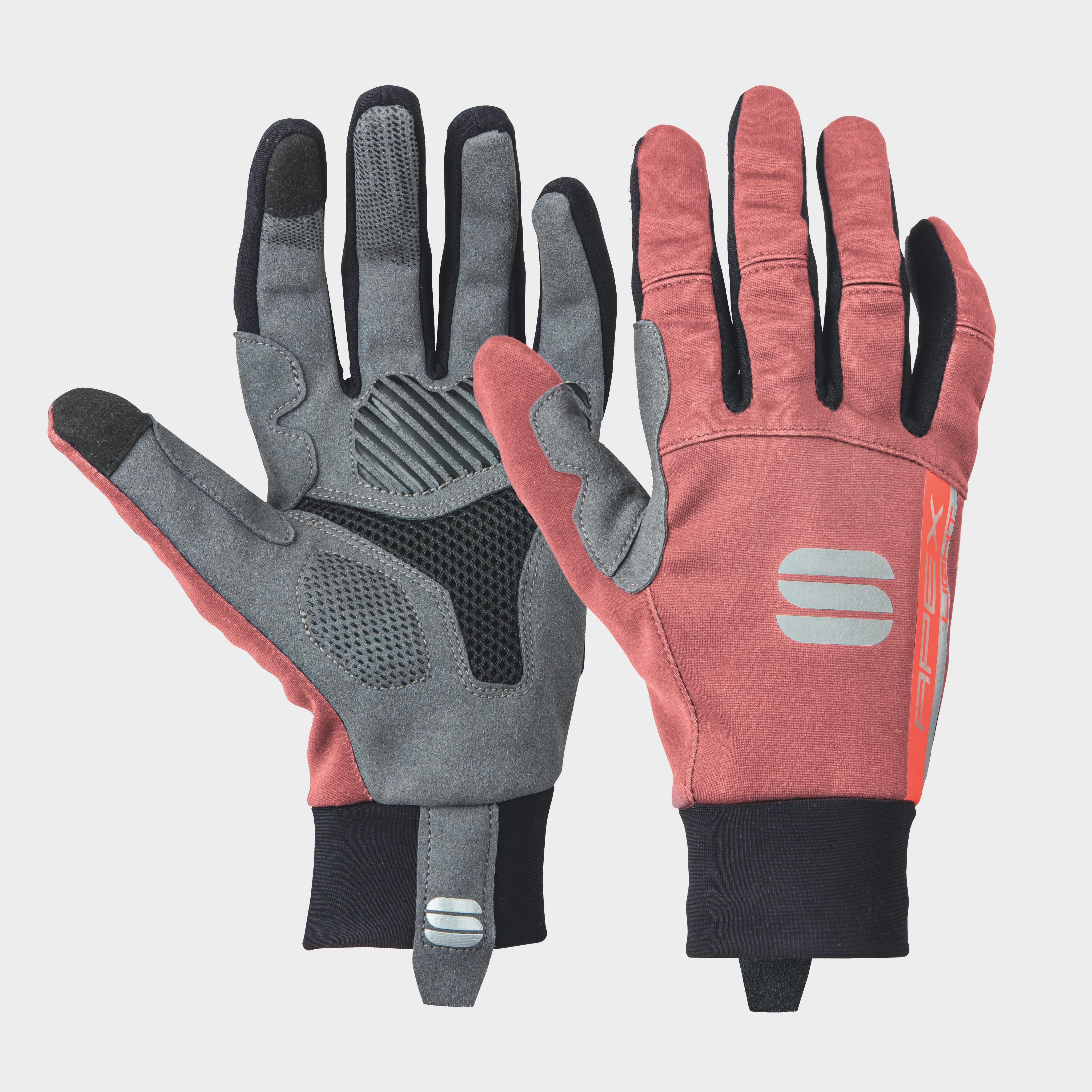 Apex light w gloves - dusty red - sportful