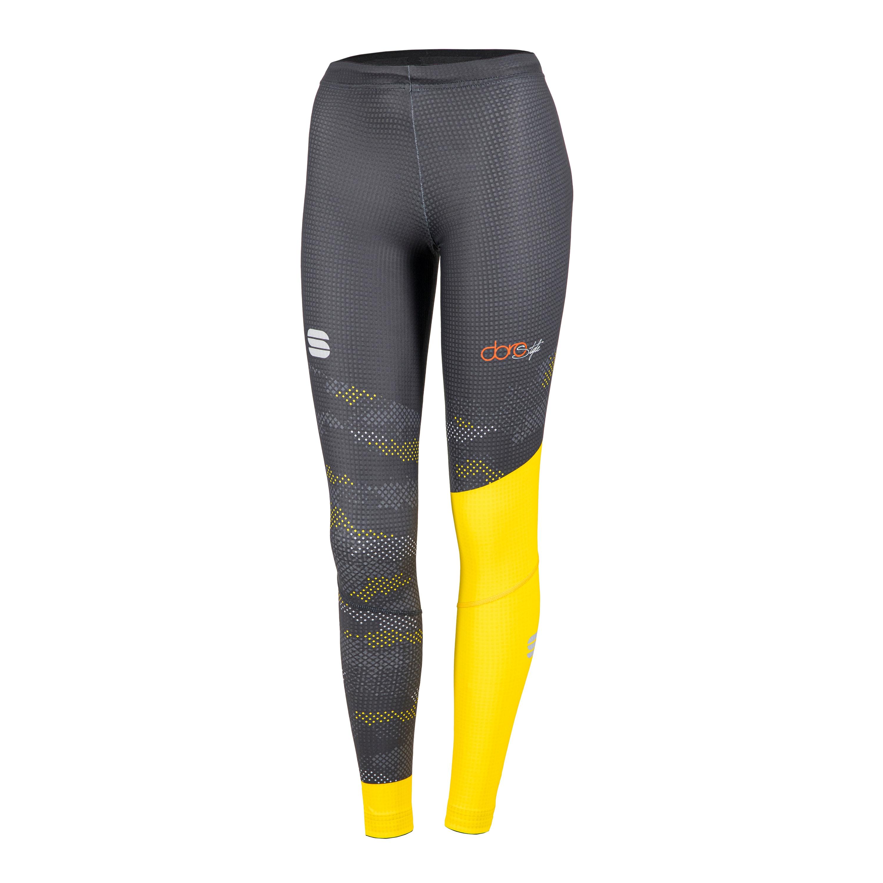 Doro apex tight - dark gray/yellow - sportful