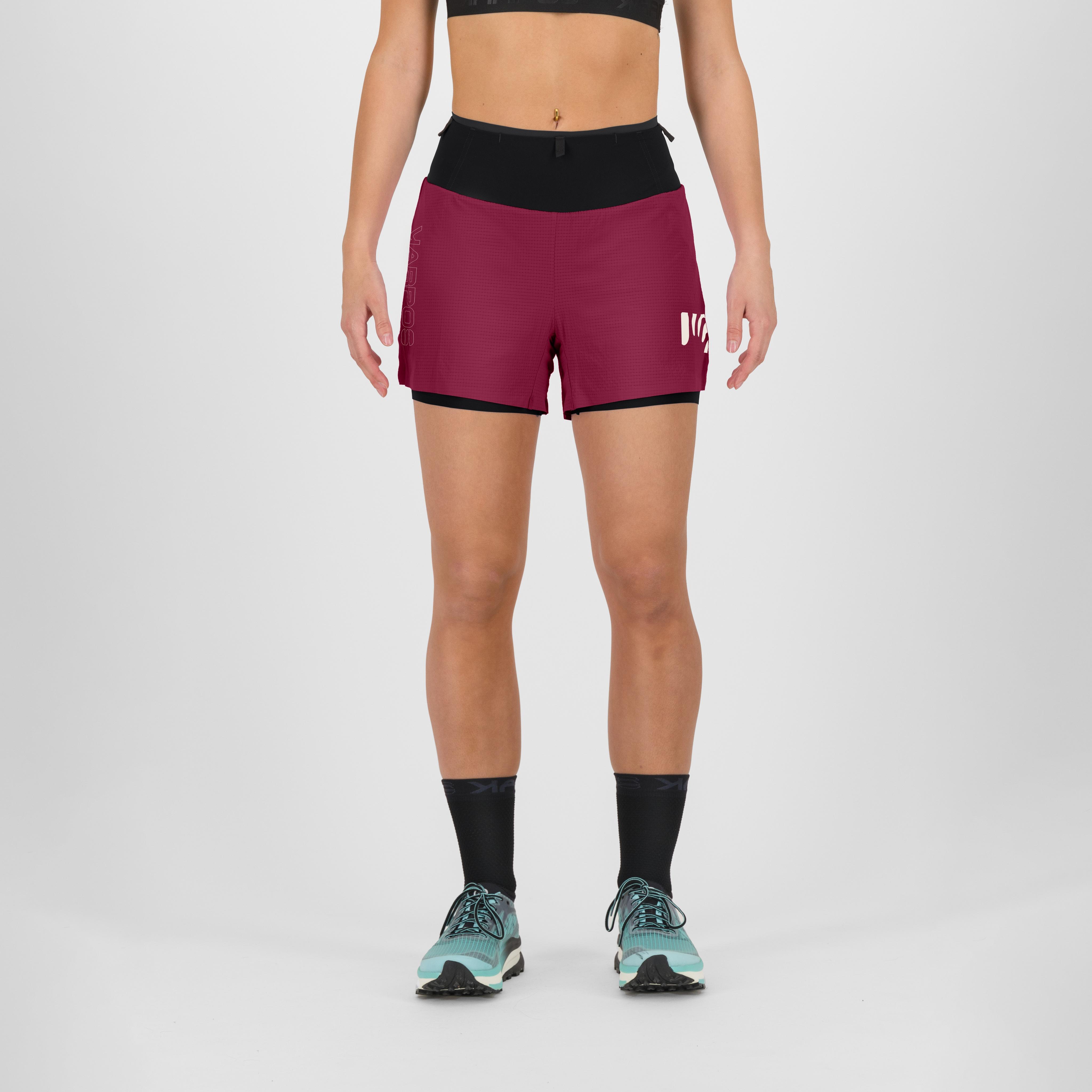 Lavaredo ultra w shorts - beet red/vulcan - karpos