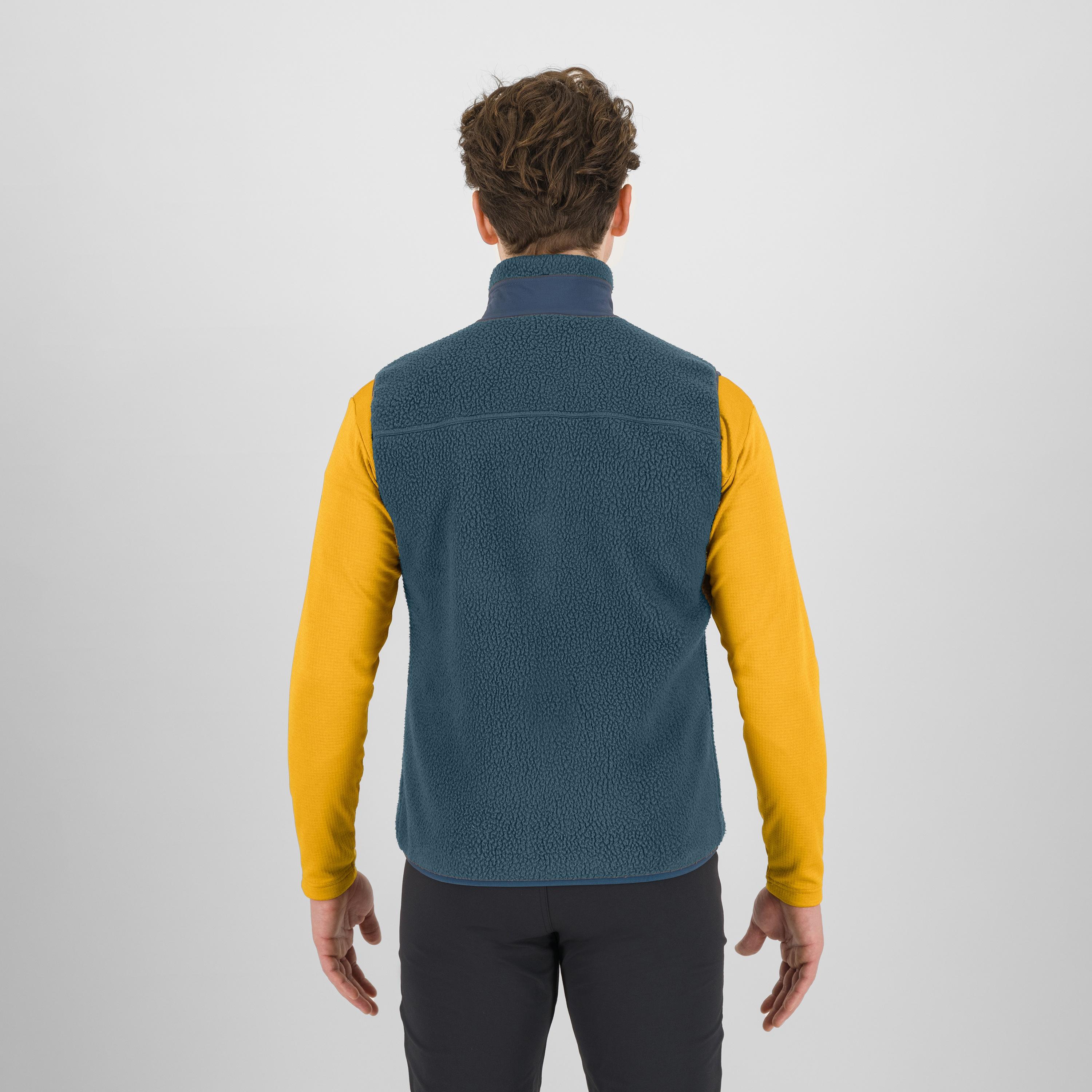 Moiazza retrò fleece vest - stargazer/midnight - karpos
