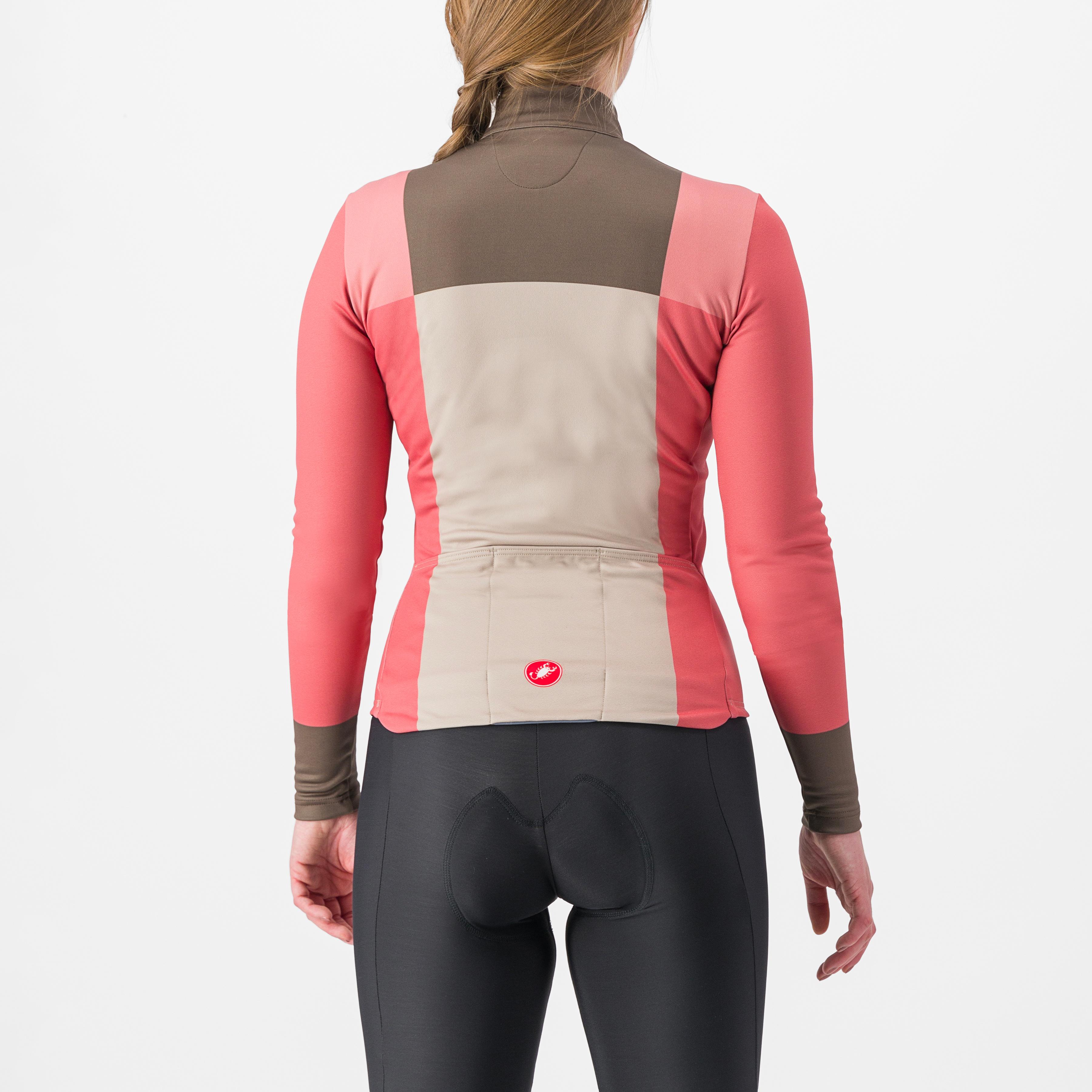 Unlimited w thermal jersey - mineral red/clay - castelli