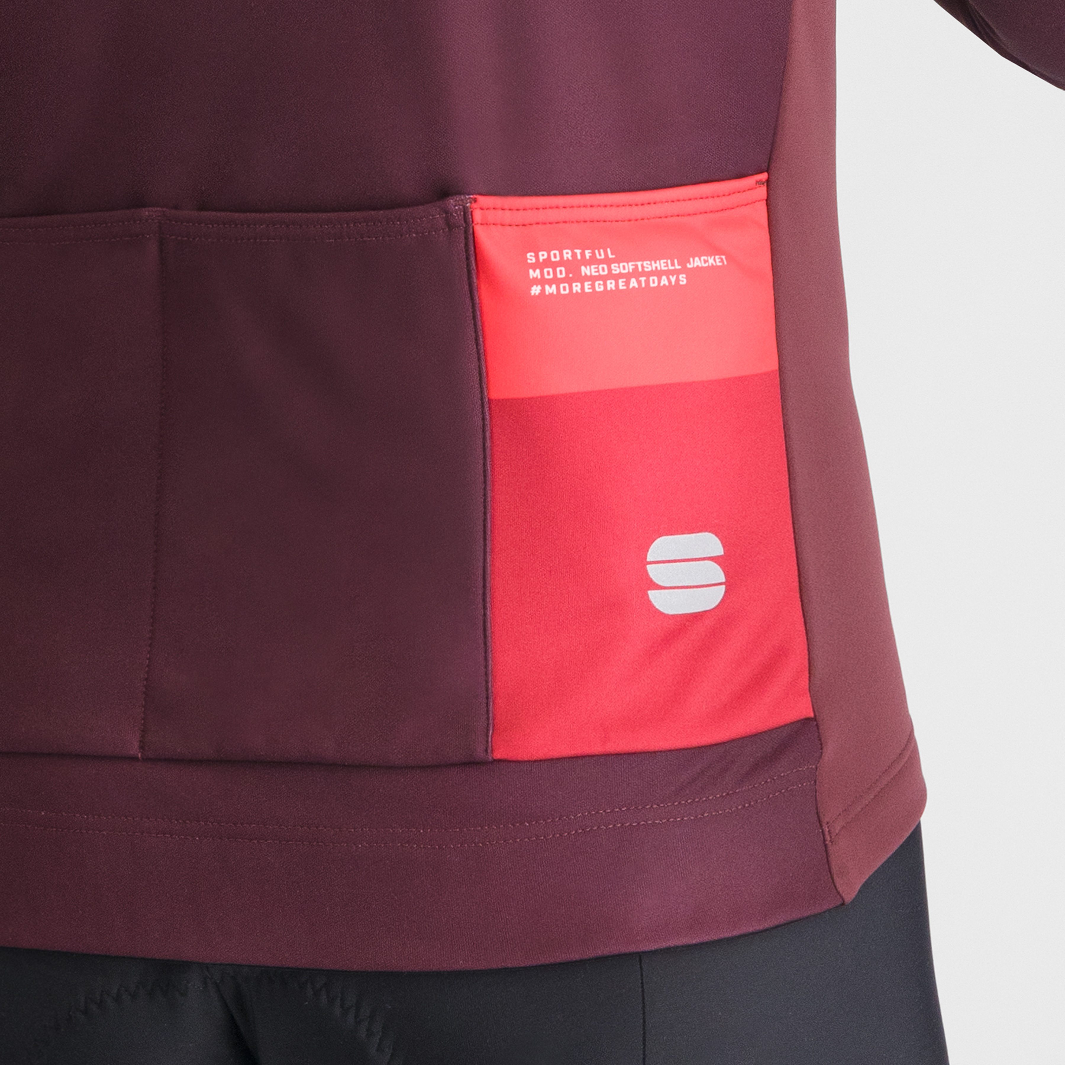 Neo 2 softshell jacket - deep bordeaux red - sportful