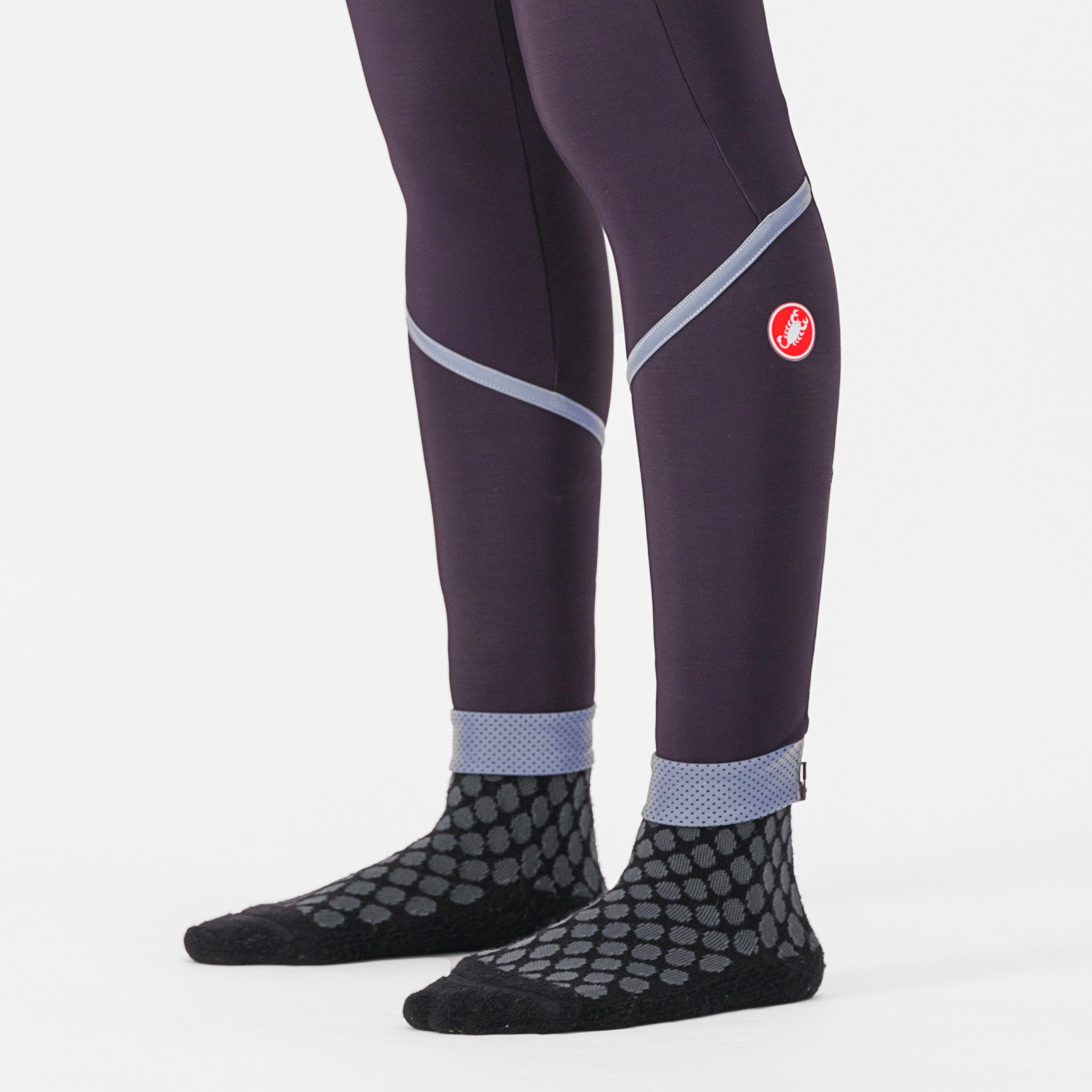 Velocissima thermal tight - dark night shade/silver reflex - castelli