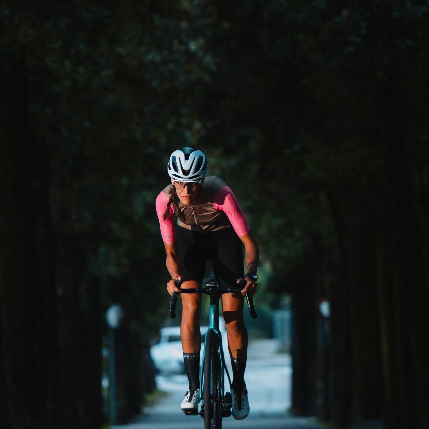 Corretto w jersey - elmwood/rosa giro - castelli