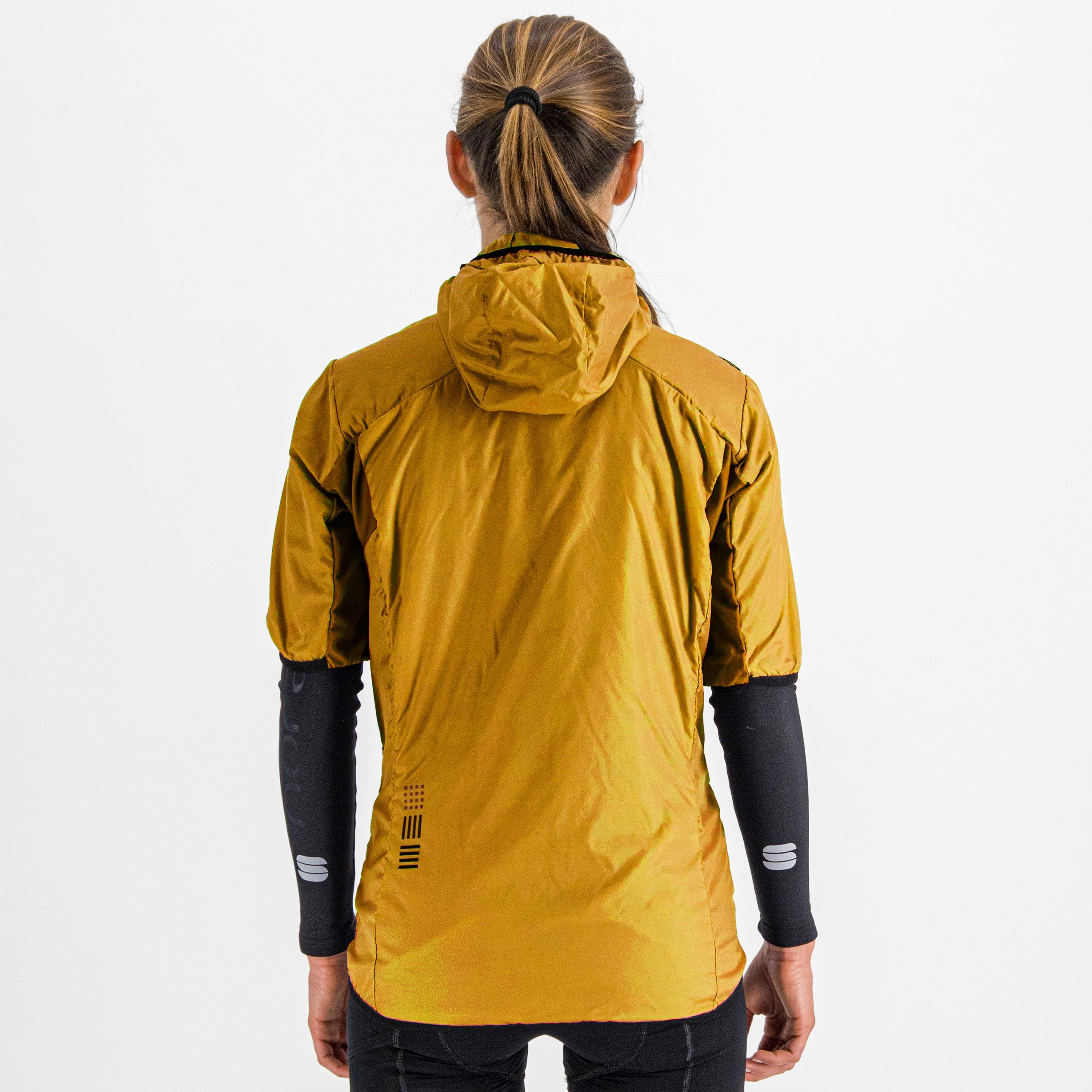 Supergiara w puffy short sleeve - dark gold - sportful