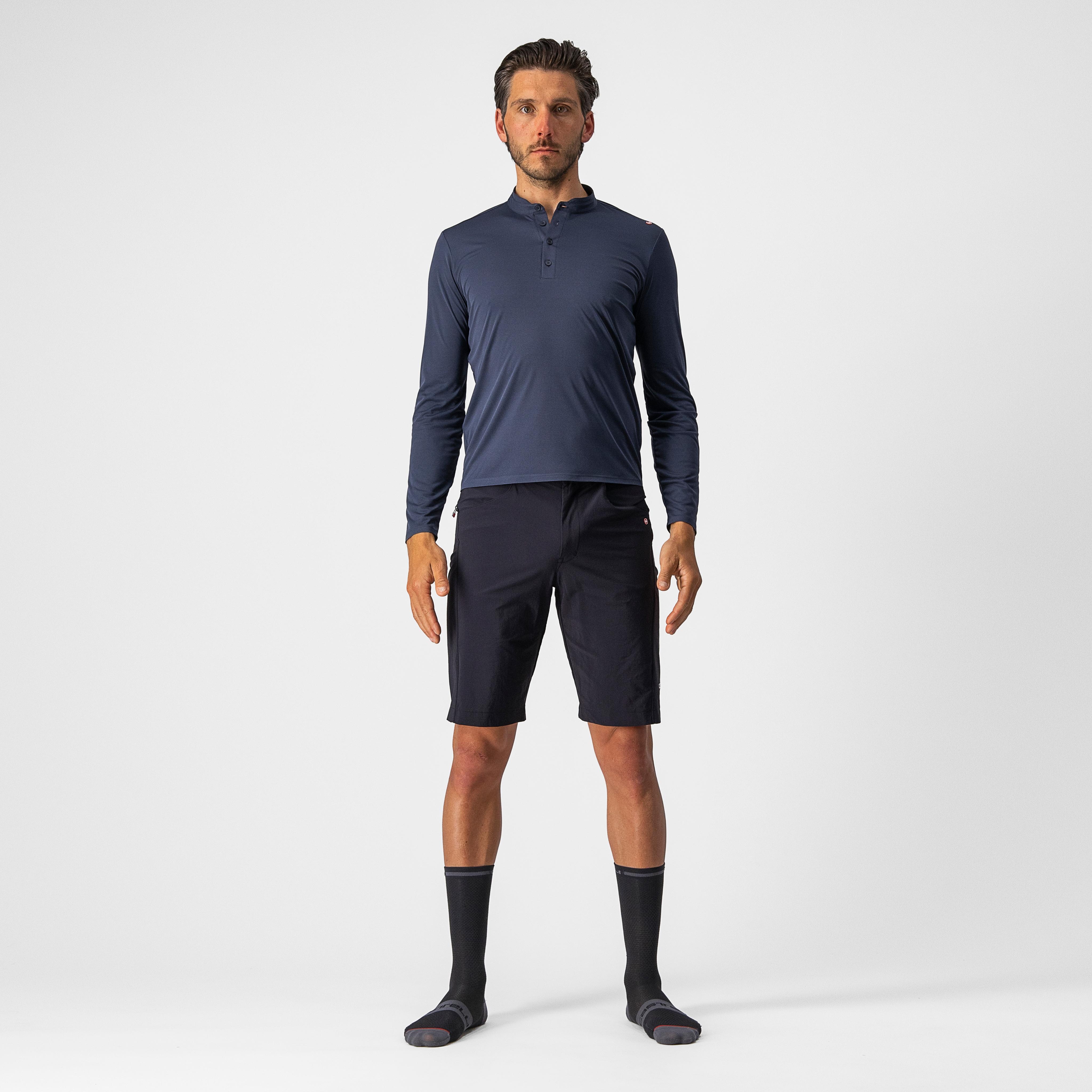 Tech 2 henley ls - savile blue - castelli