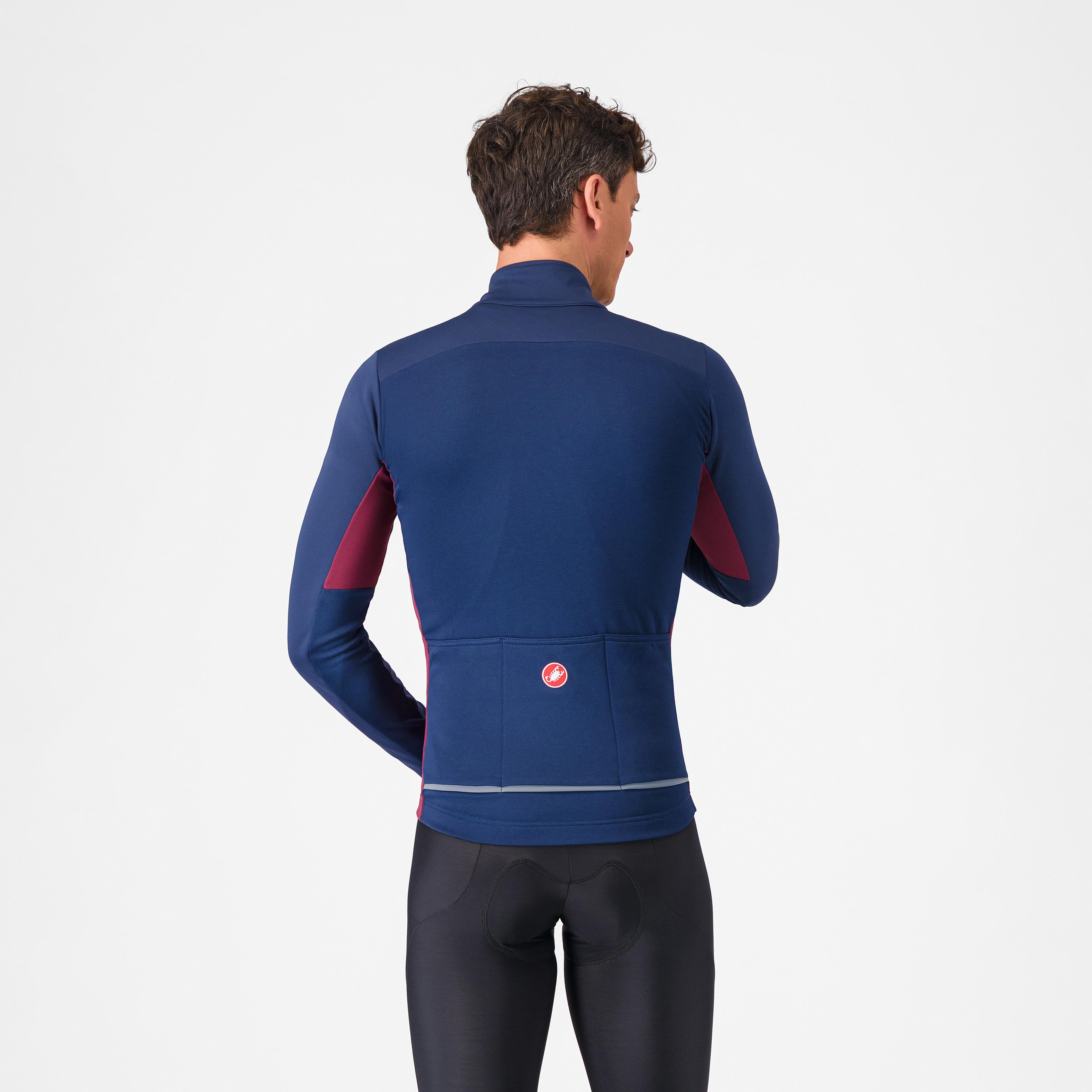 Entrata 2 jacket - belgian blue/bordeaux - castelli