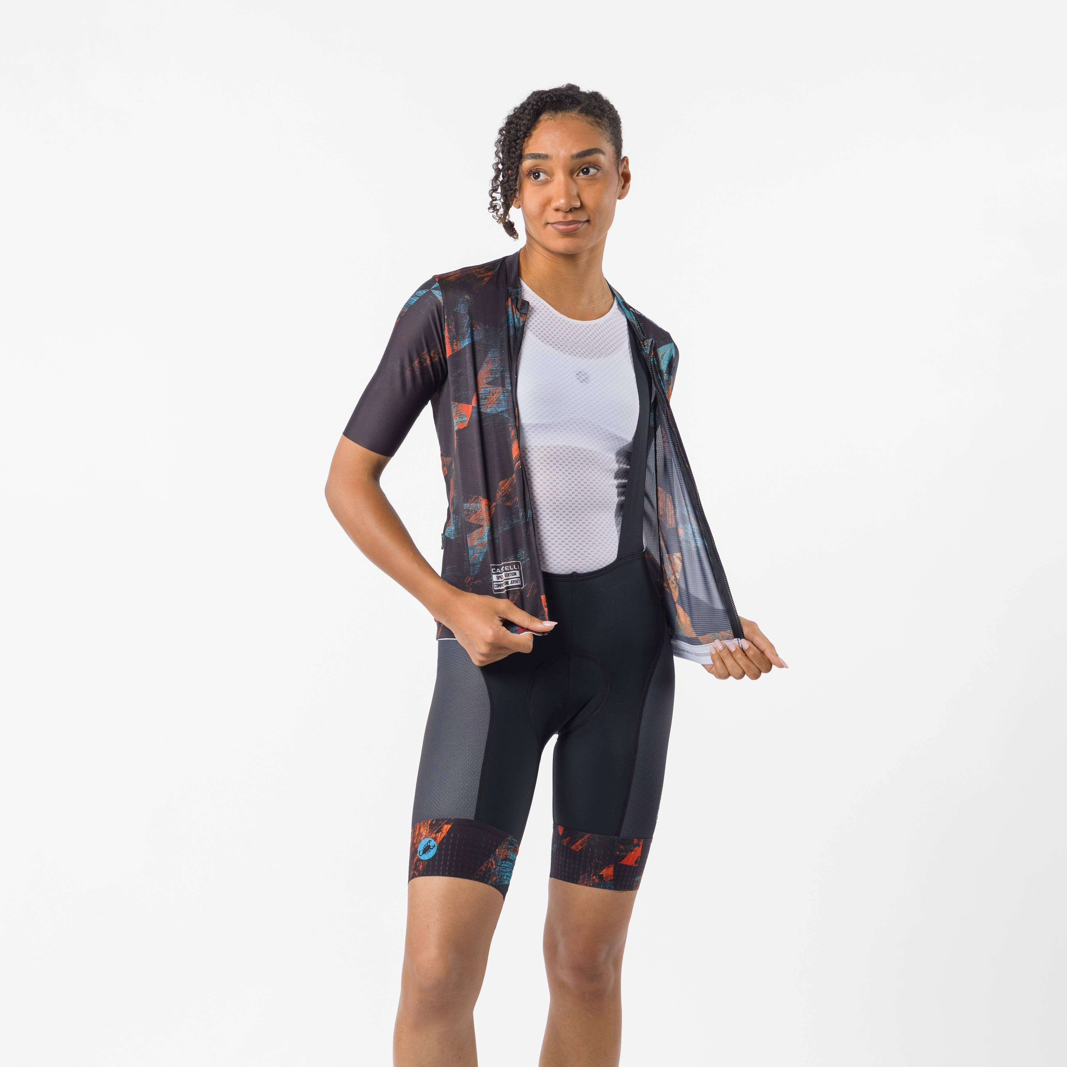 Competizione 2 w dt bibshort k - black - castelli
