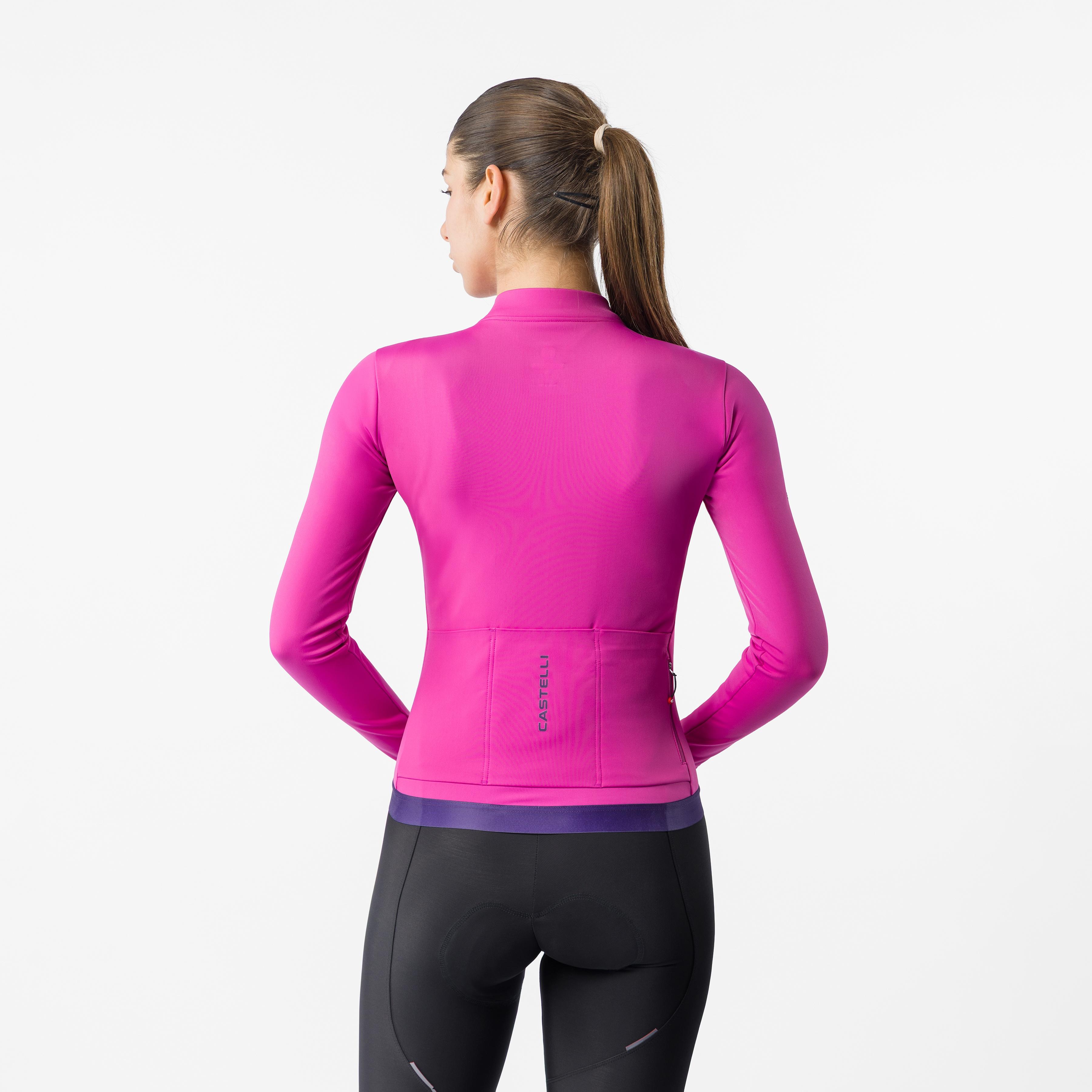 Espresso thermal 2 w jersey - violet pink - castelli