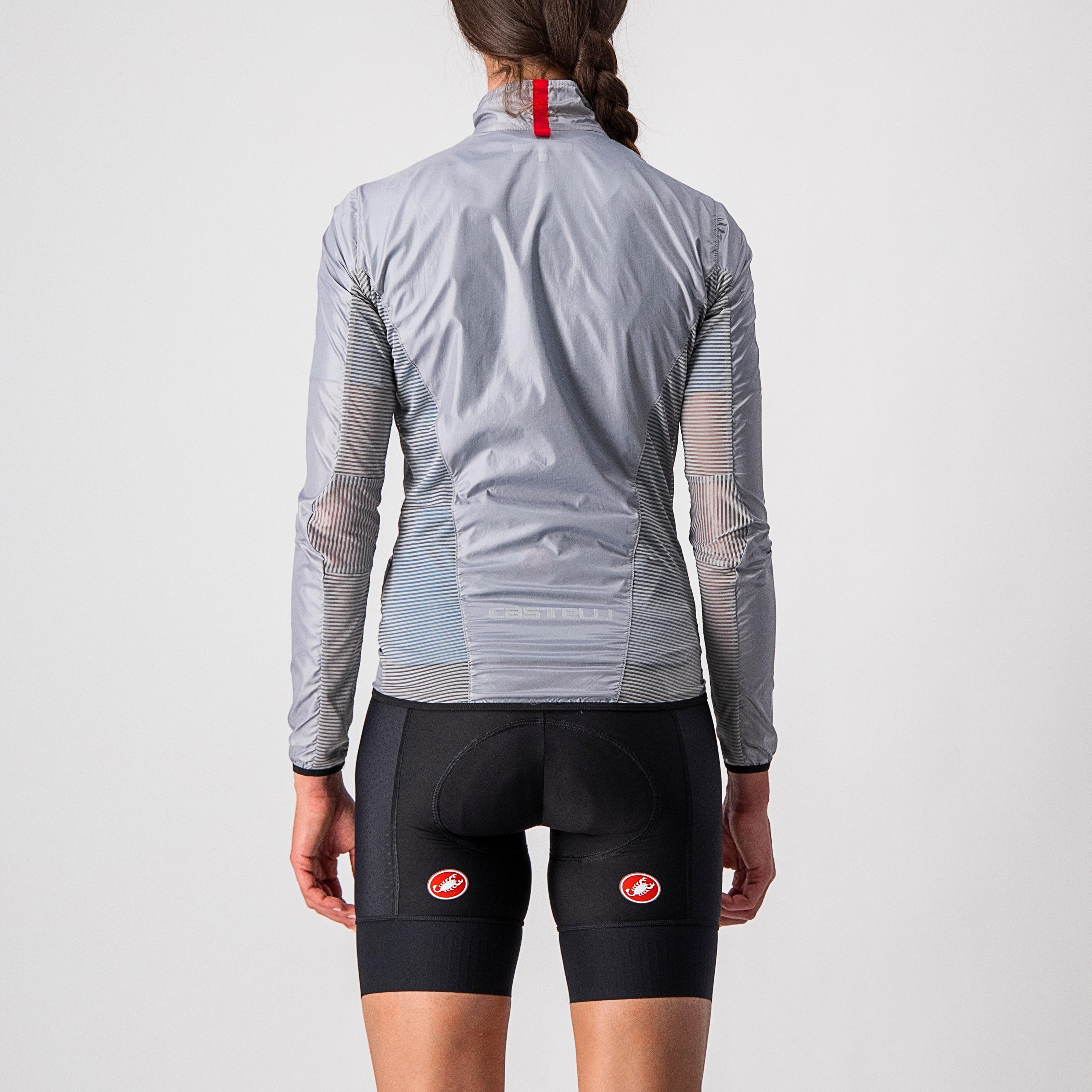 Aria shell w jacket - silver gray - castelli