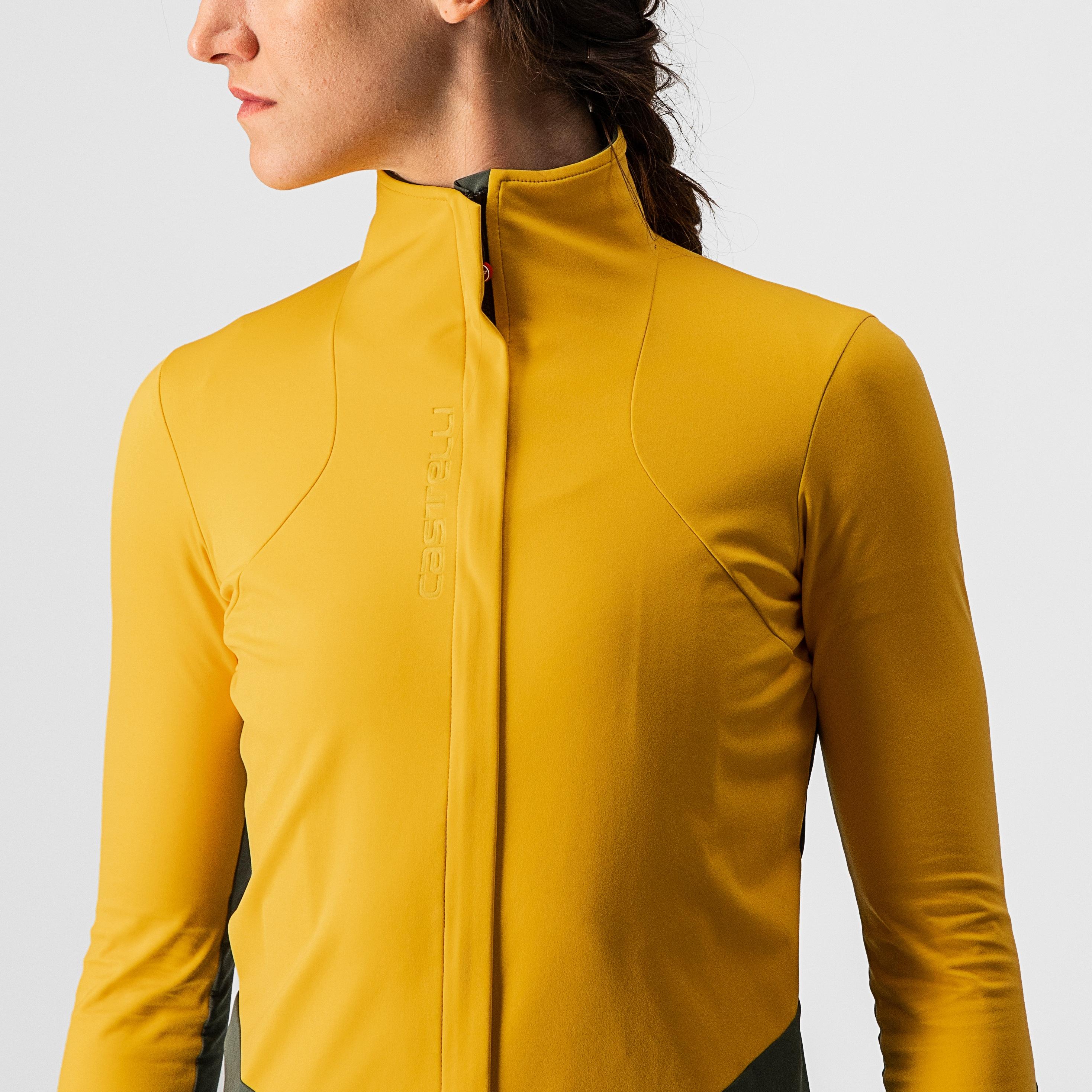 Beta ros w jacket - saffron/military green - castelli
