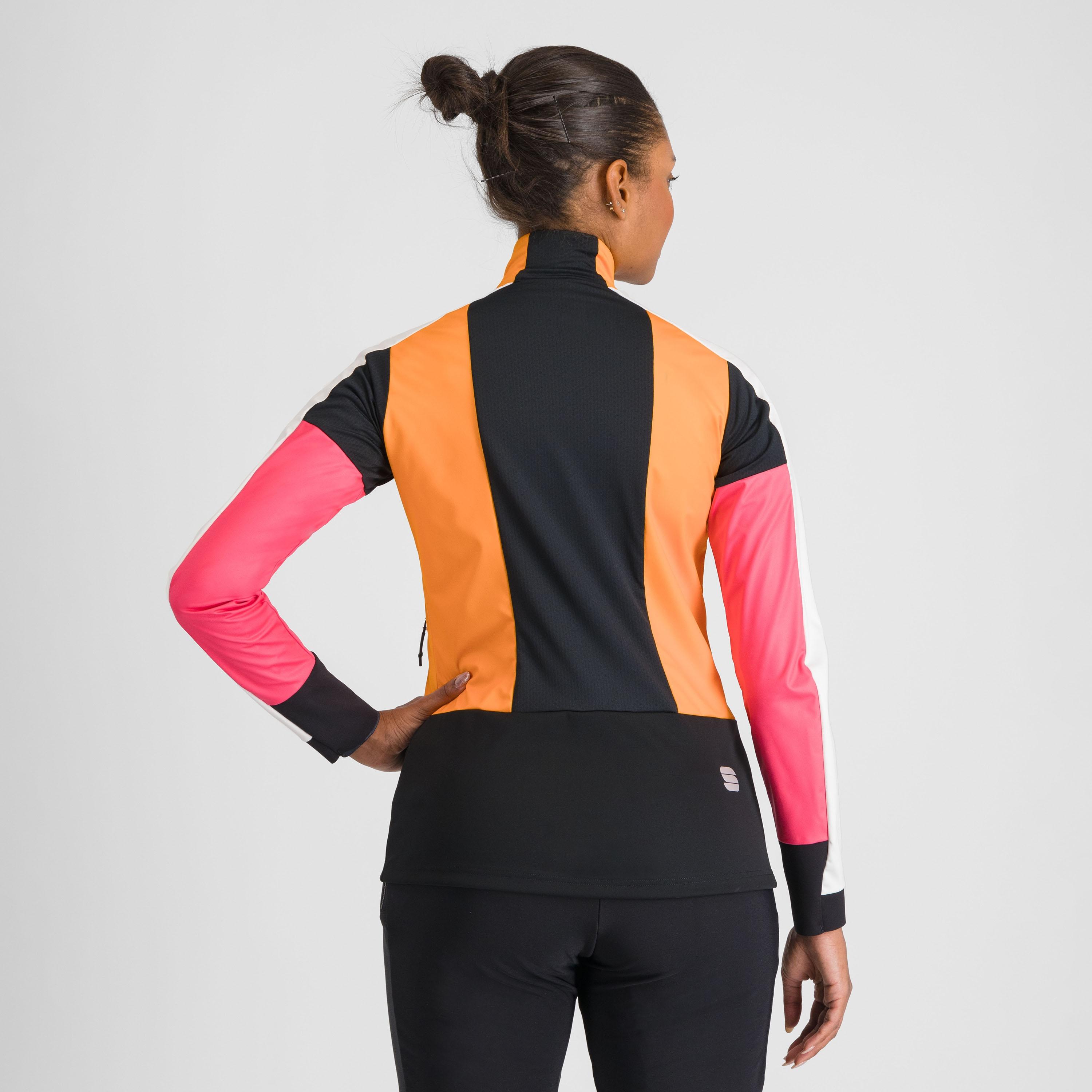 Apex w jacket - black/white/yellow/pink - sportful