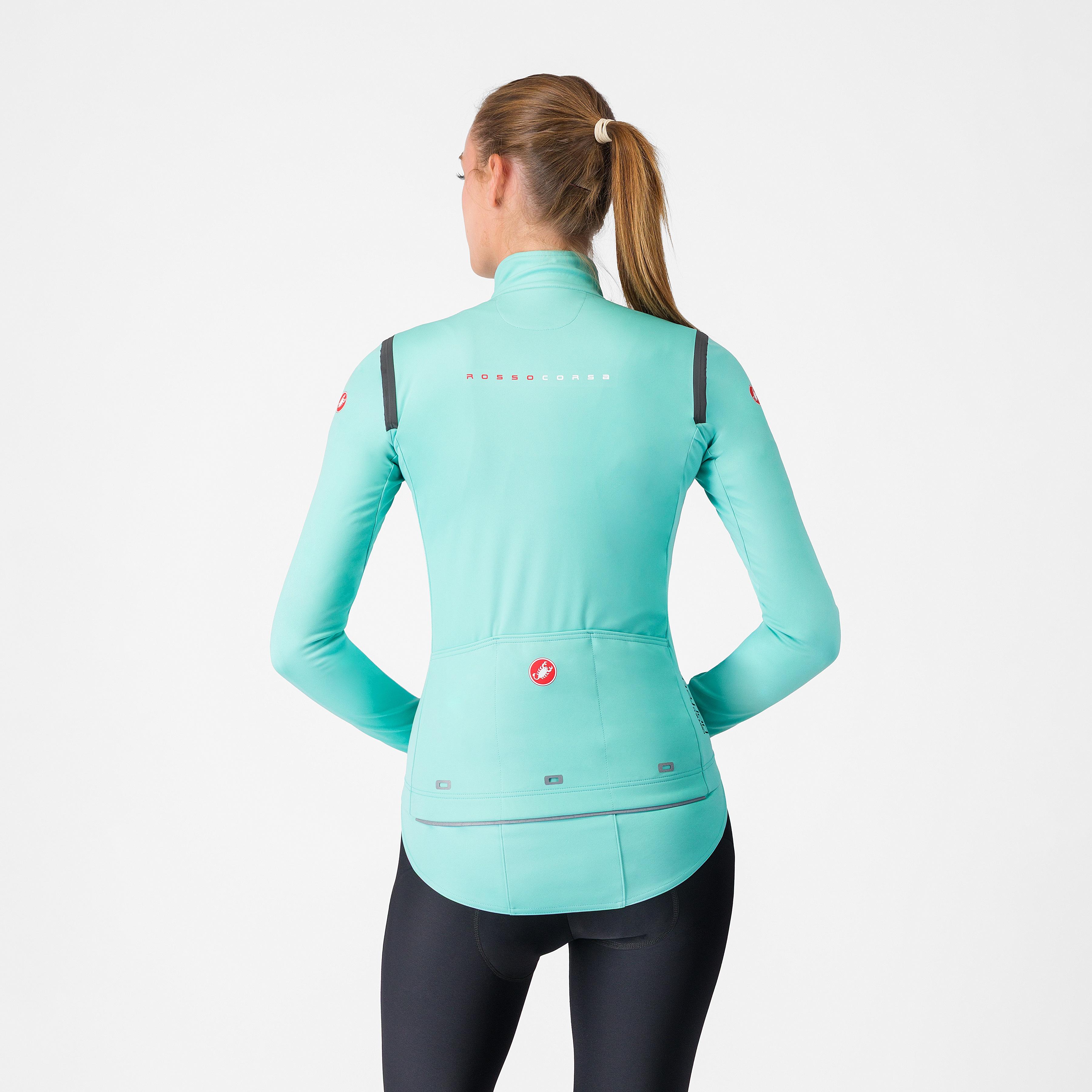 Perfetto ros 3 w jacket - pool blue/black reflex - castelli