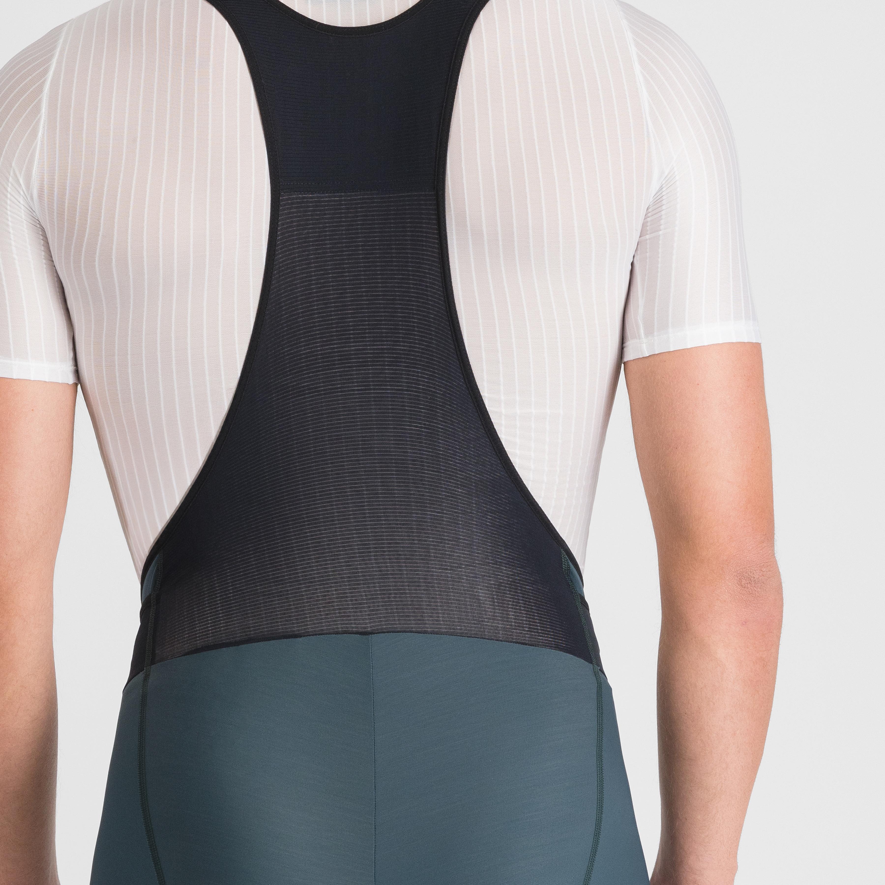 Supergiara bibtight - deep green black - sportful