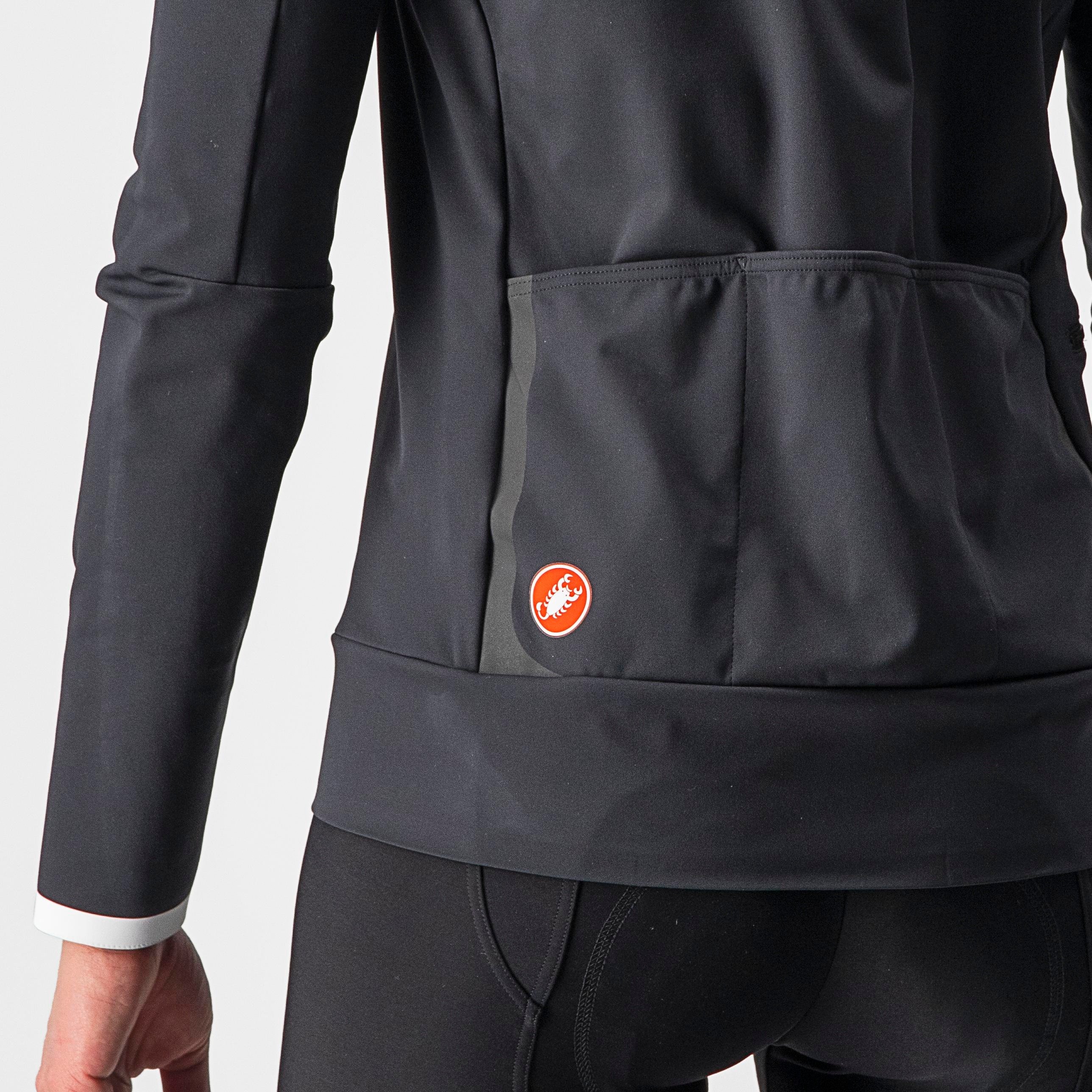 Alpha ultimate insulated w jacket - light black/white - castelli