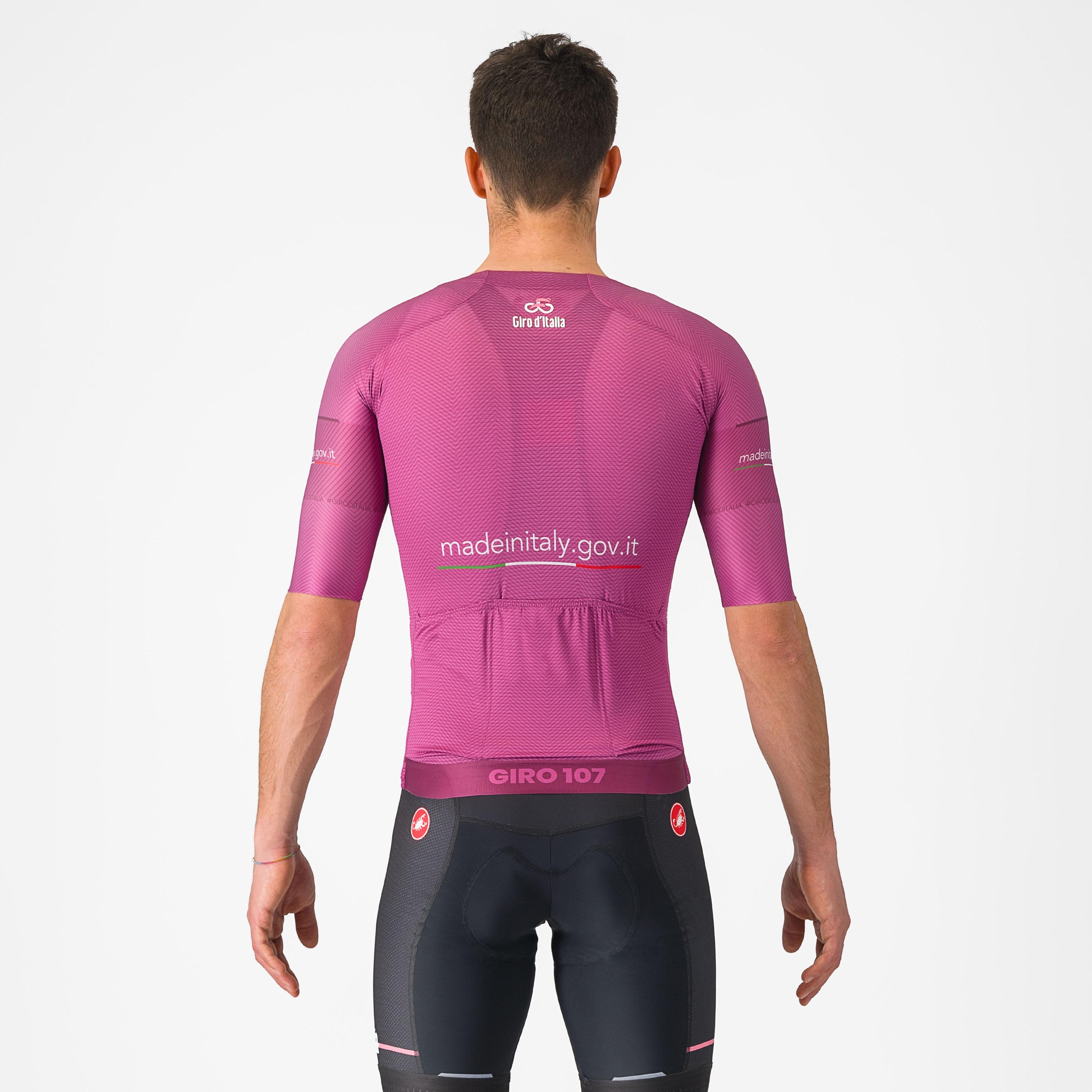 #giro107 race jersey - ciclamino - castelli