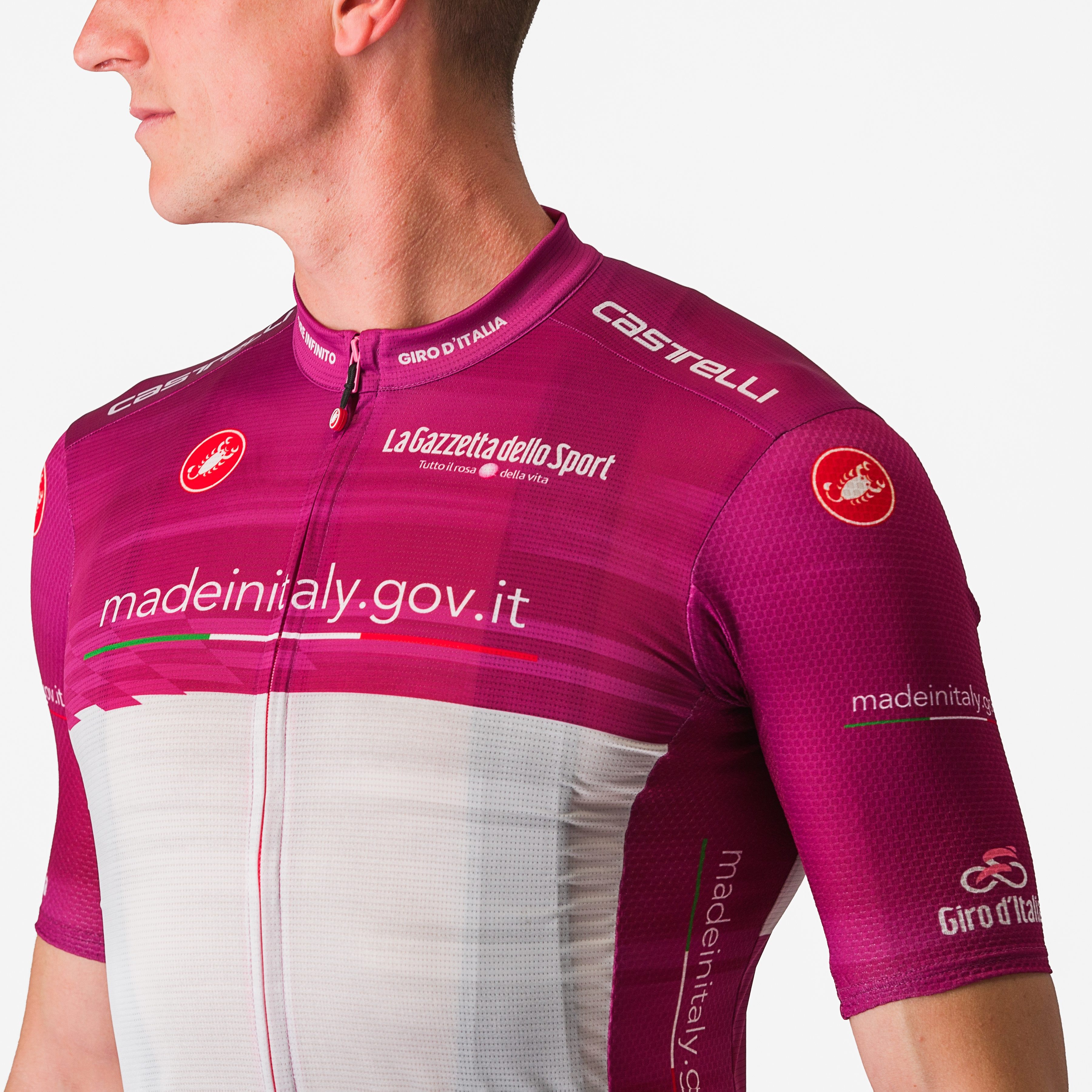 #giro106 competizione  jersey - ciclamino - castelli